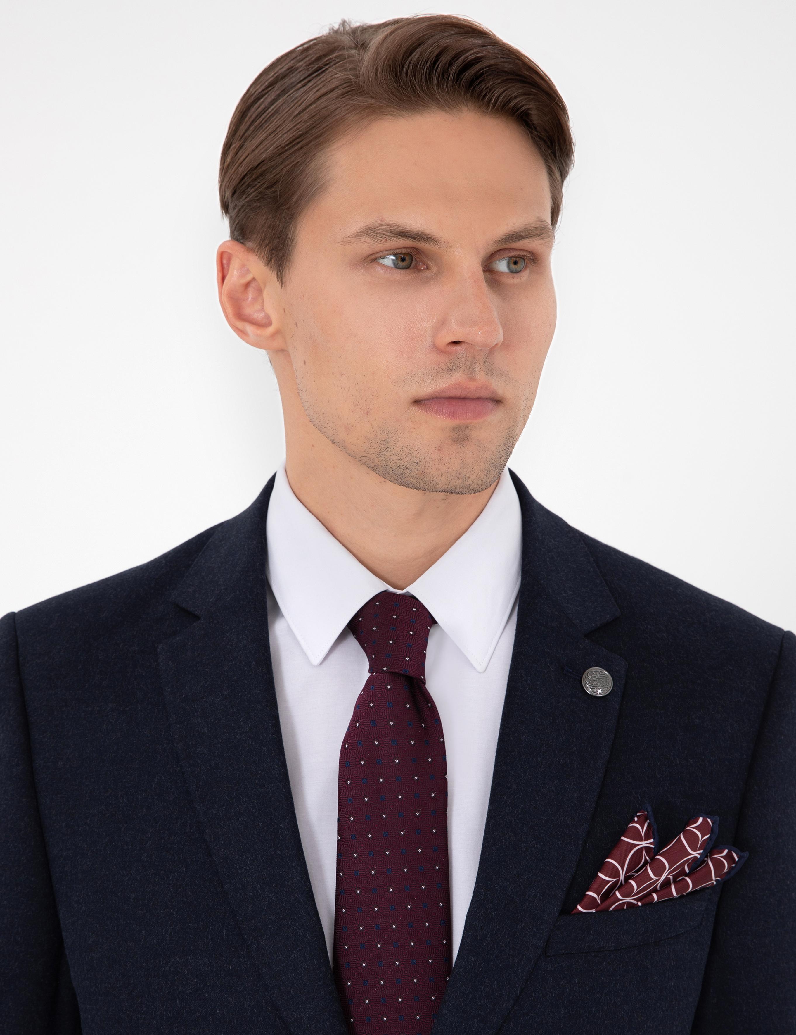 Lacivert Slim Fit Takım Elbise