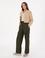 Haki Flare Fit Kumaş Pantolon