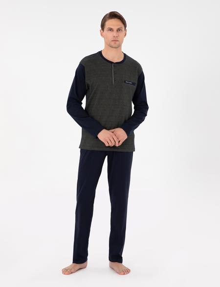 Yeşil Uzunkol Pijama Takımı