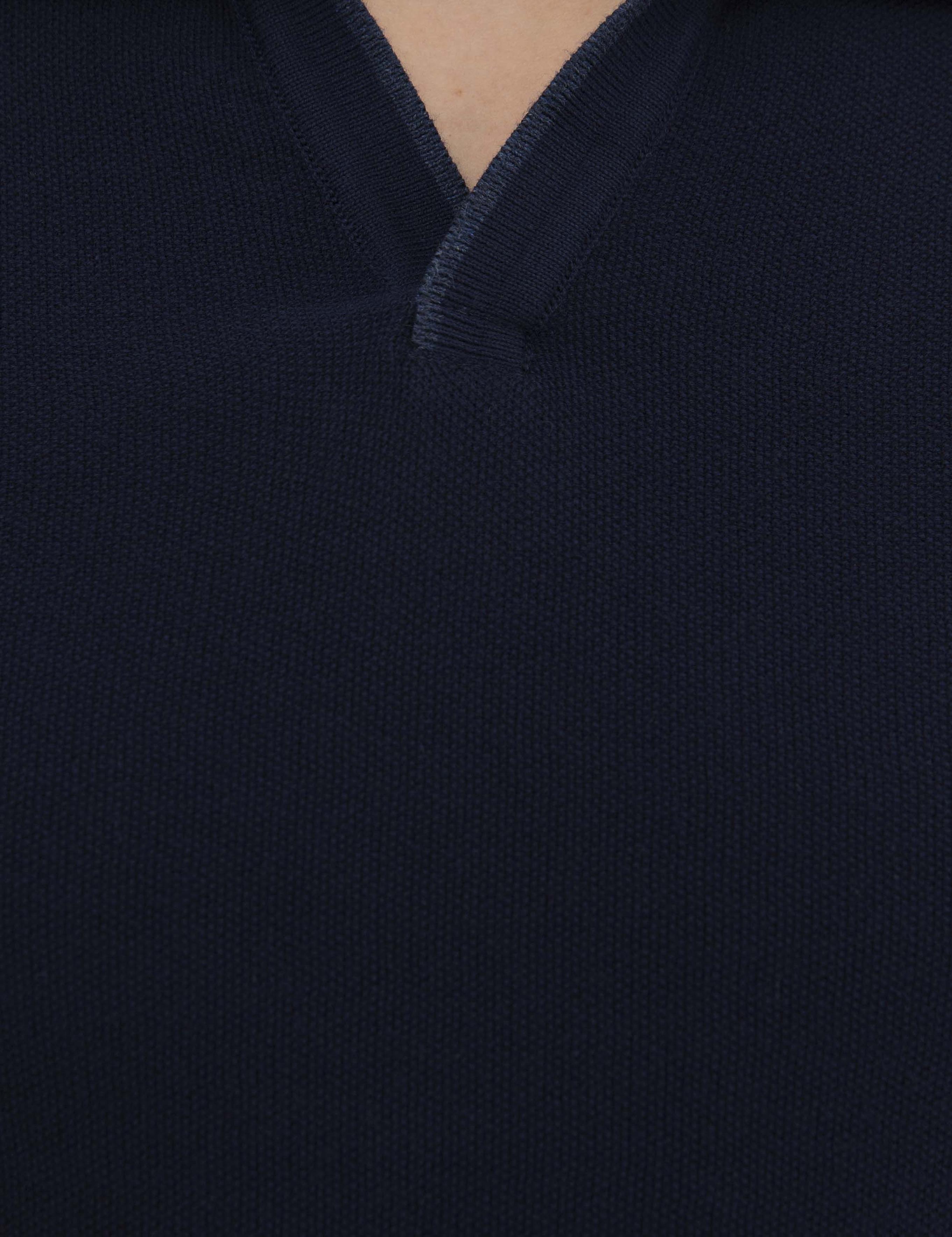 Lacivert Slim Fit Kazak