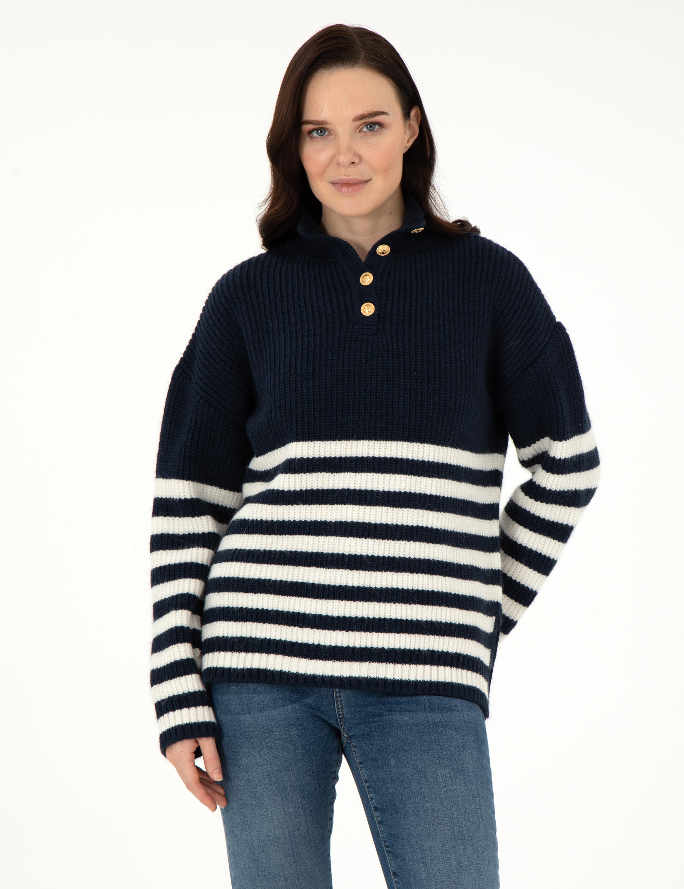 Lacivert Comfort Fit Kazak