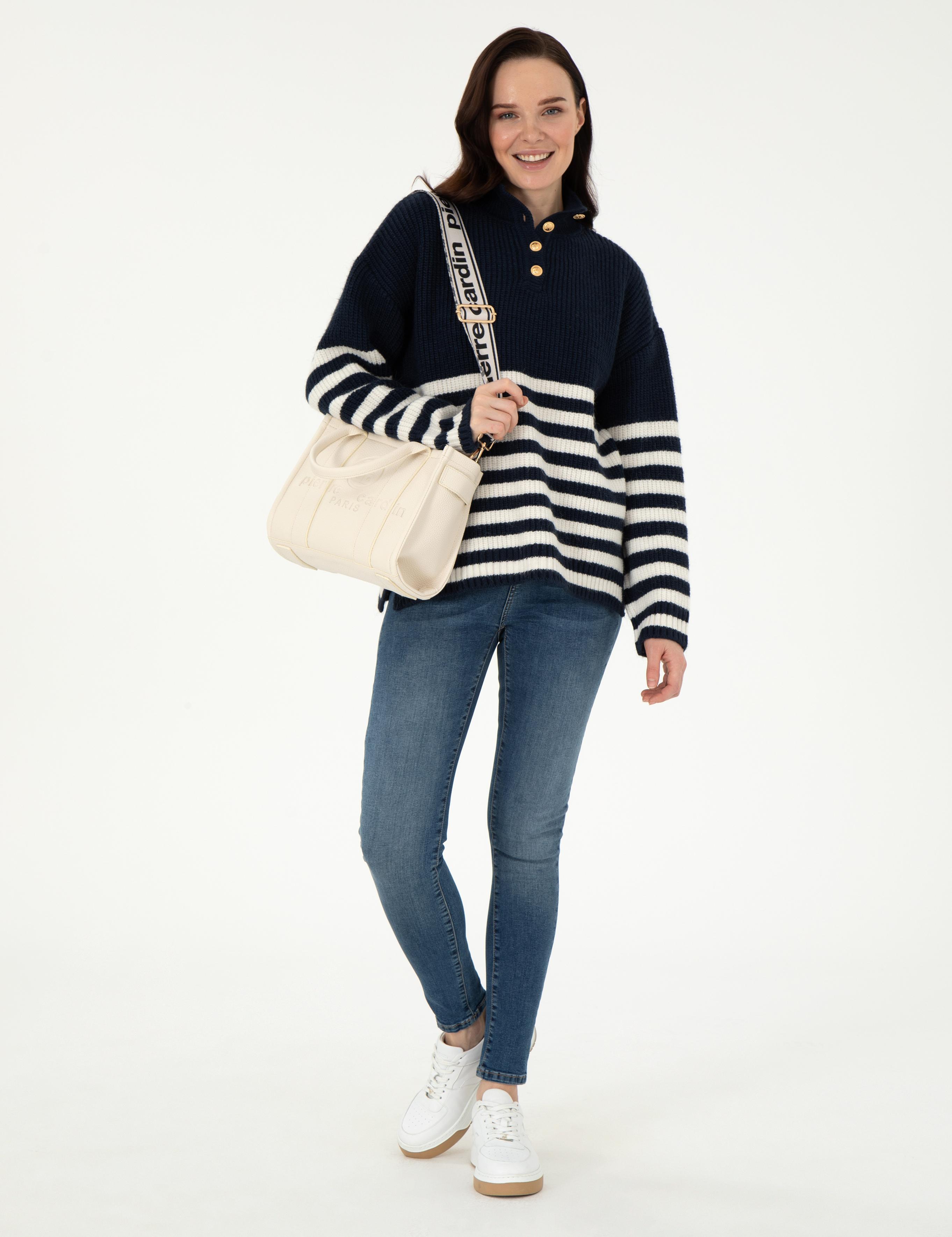 Lacivert Comfort Fit Kazak