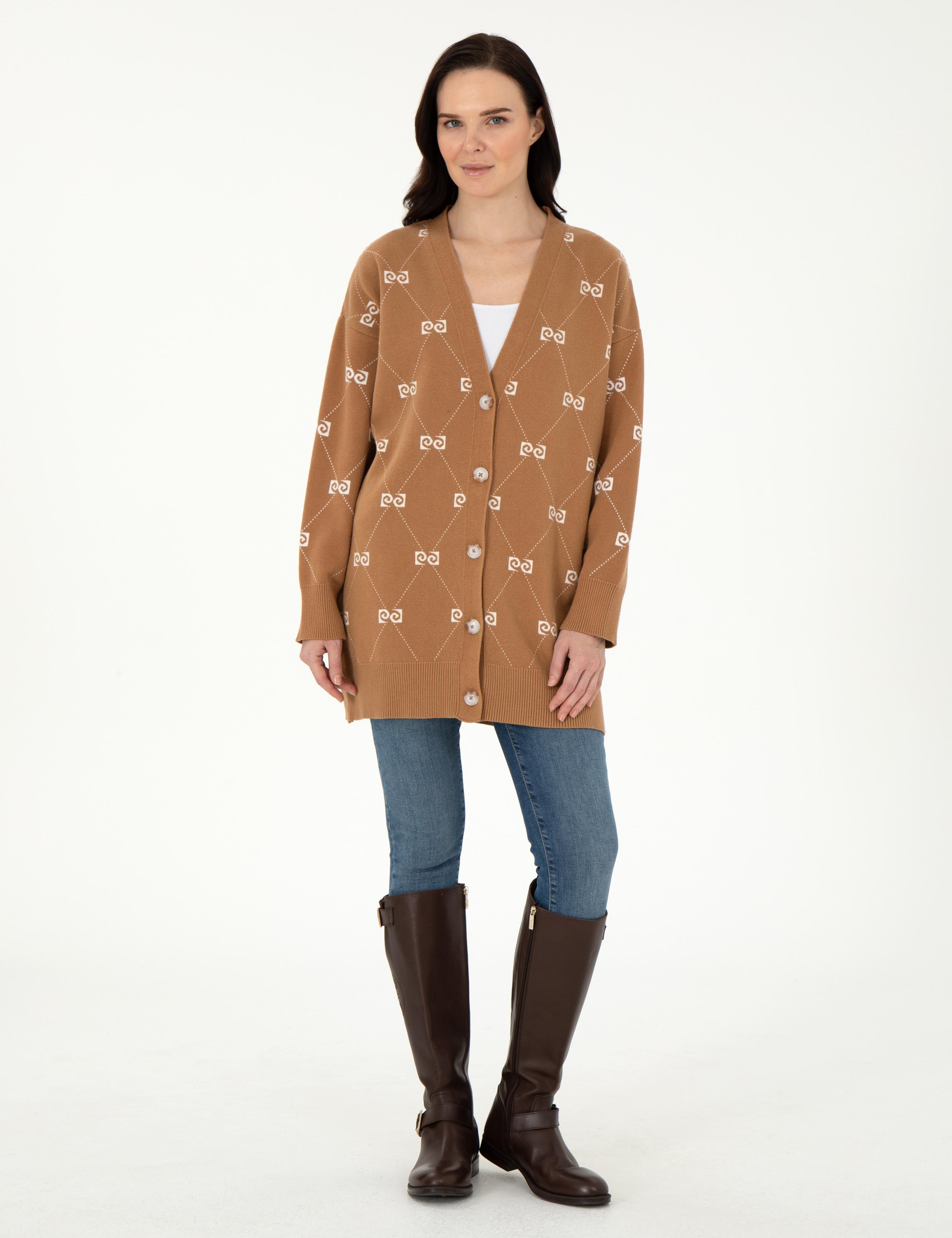 Camel Comfort Fit Triko Hırka