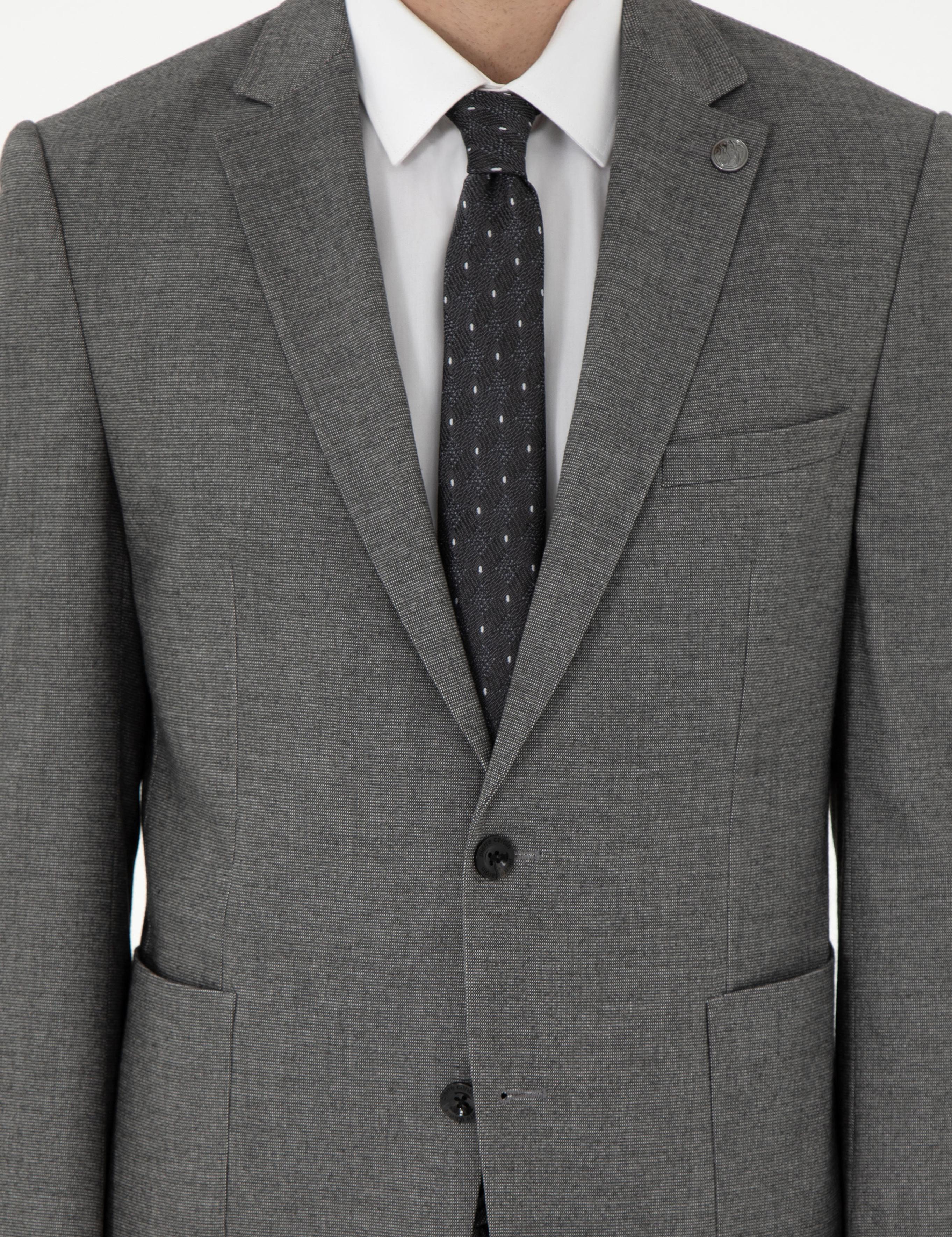 Füme Ex. Slim Fit Takım Elbise