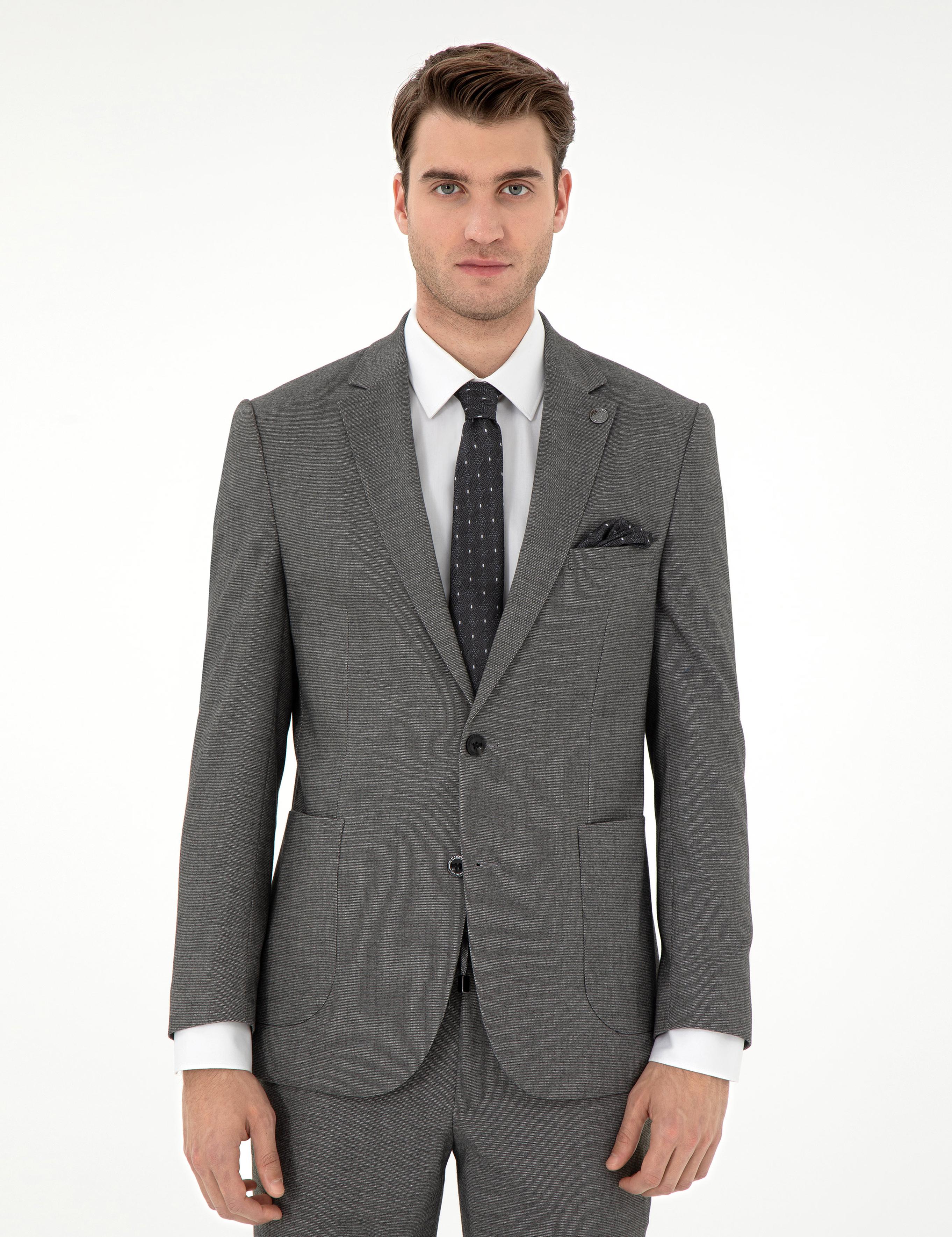 Füme Ex. Slim Fit Takım Elbise
