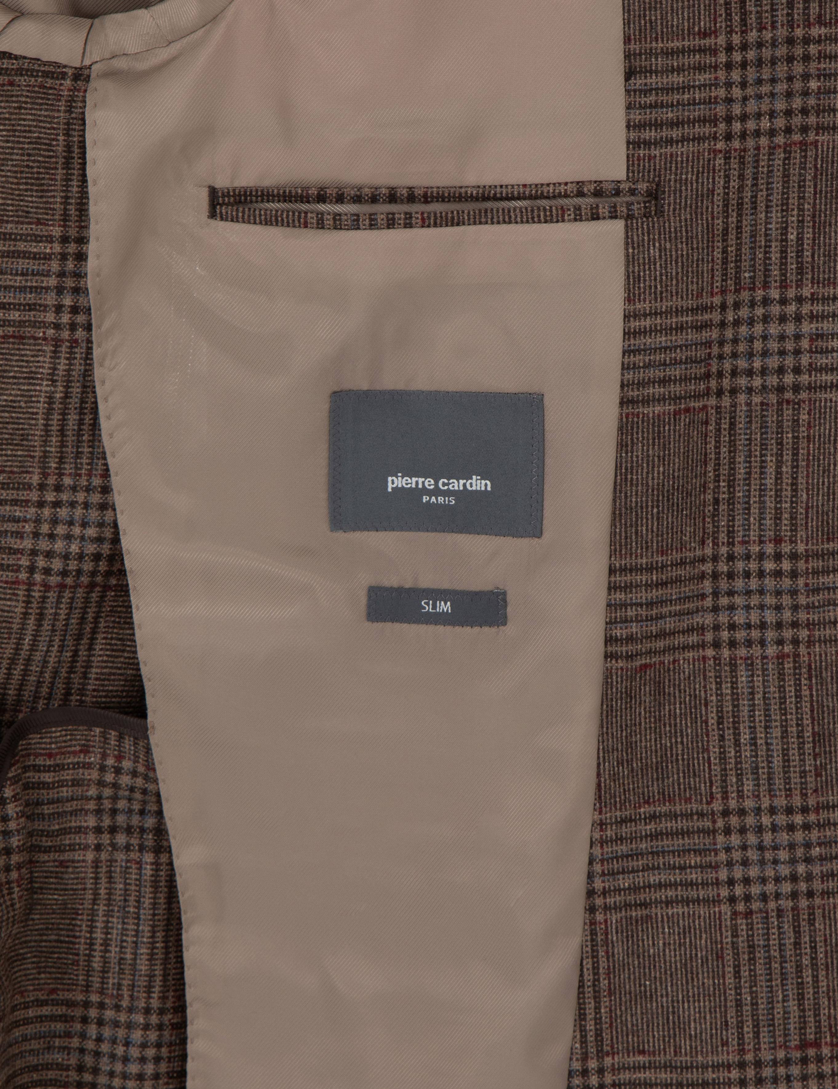 Kahverengi Slim Fit Ceket