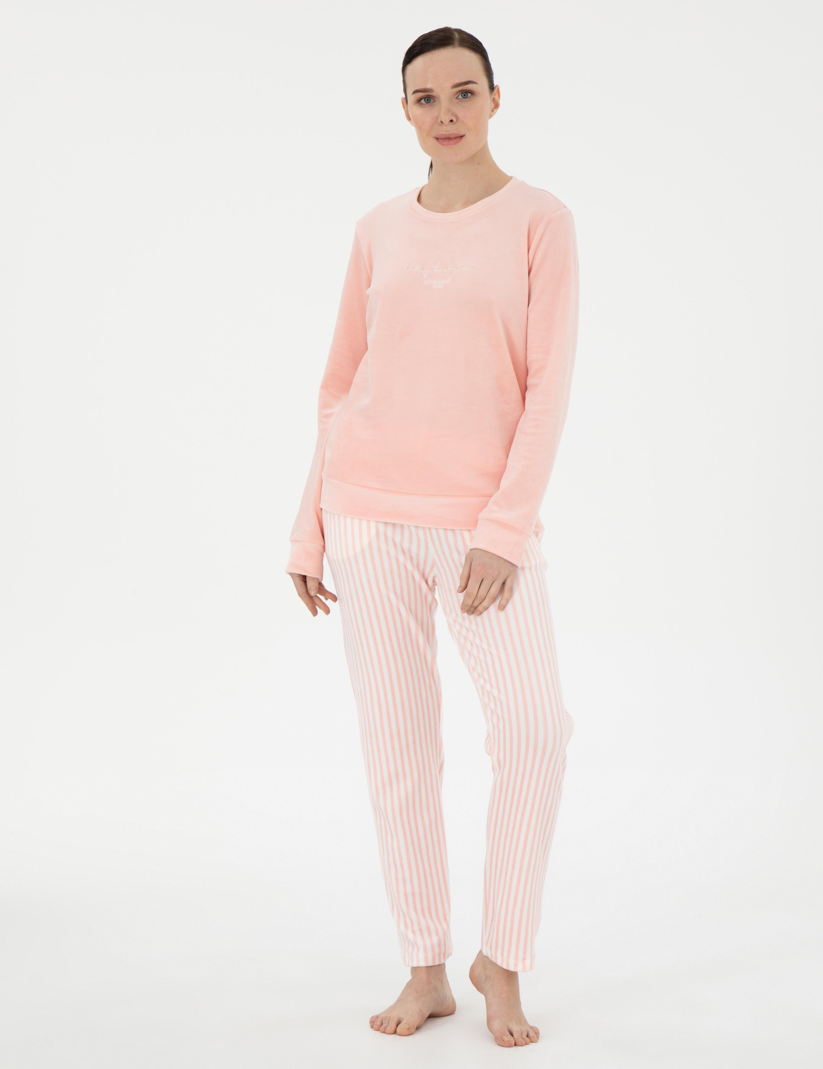 Toz Pembe Pijama Takımı