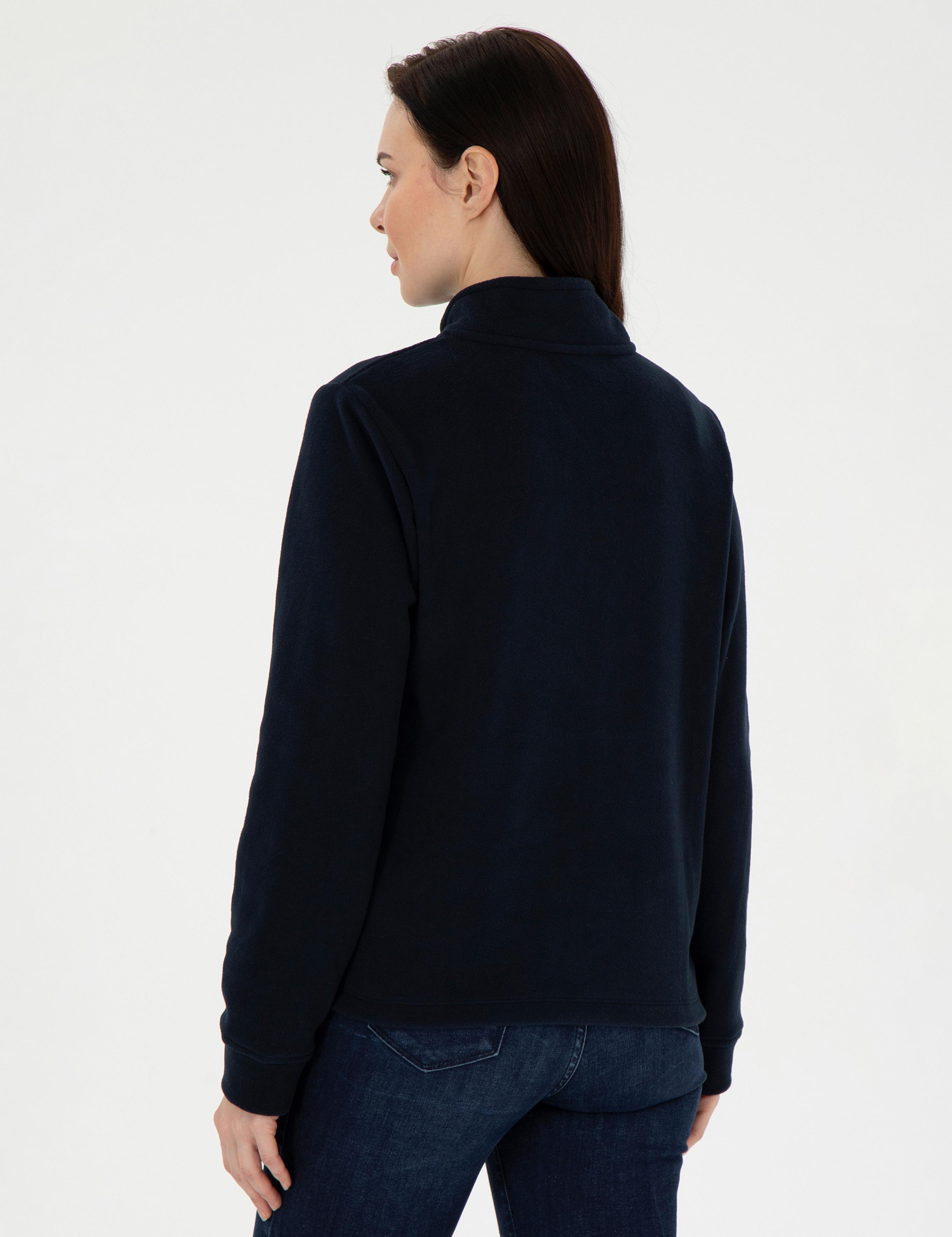 Lacivert Comfort Fit Polar Hırka