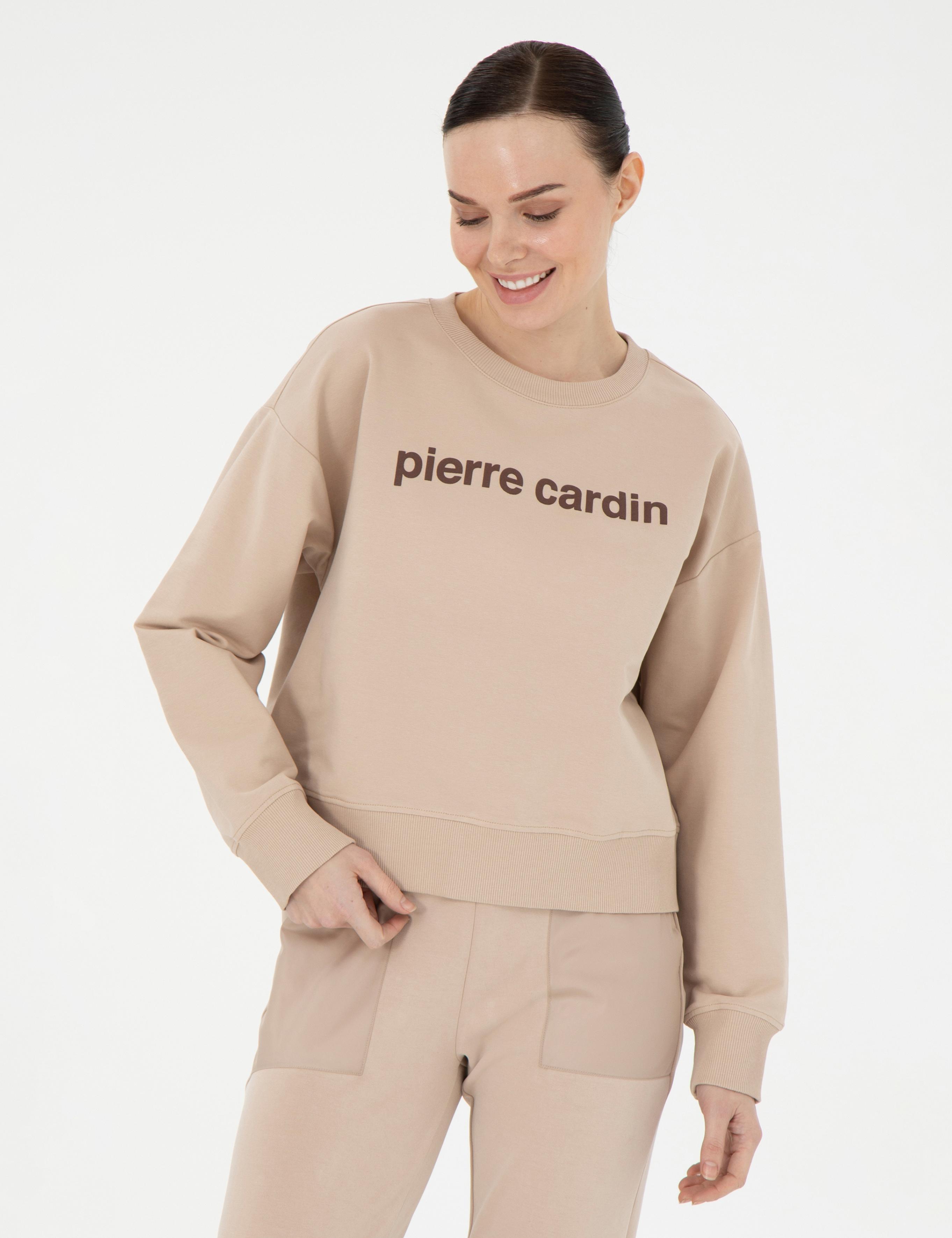 Bej Oversize Sweatshirt