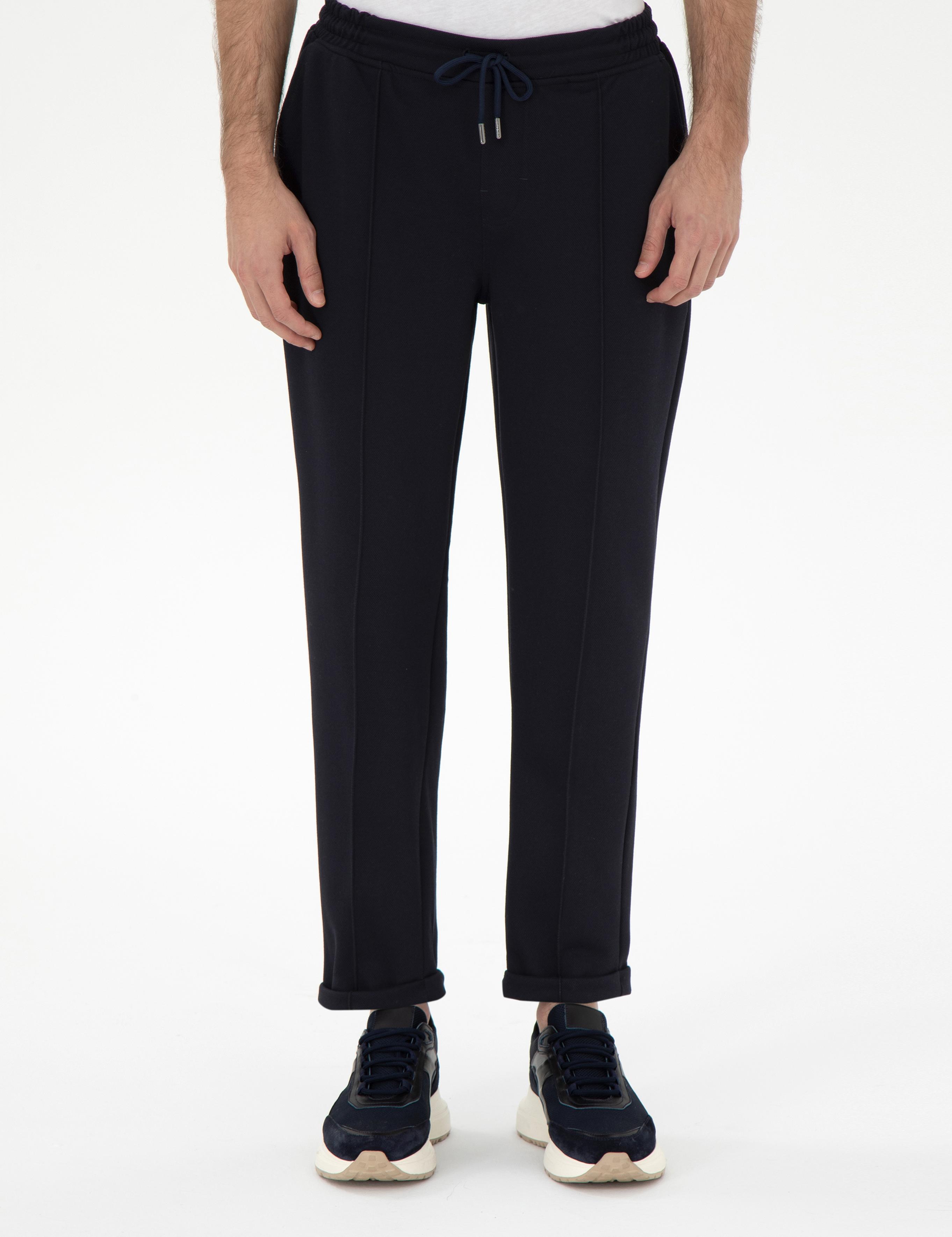 Lacivert Slim Fit Eşofman Altı