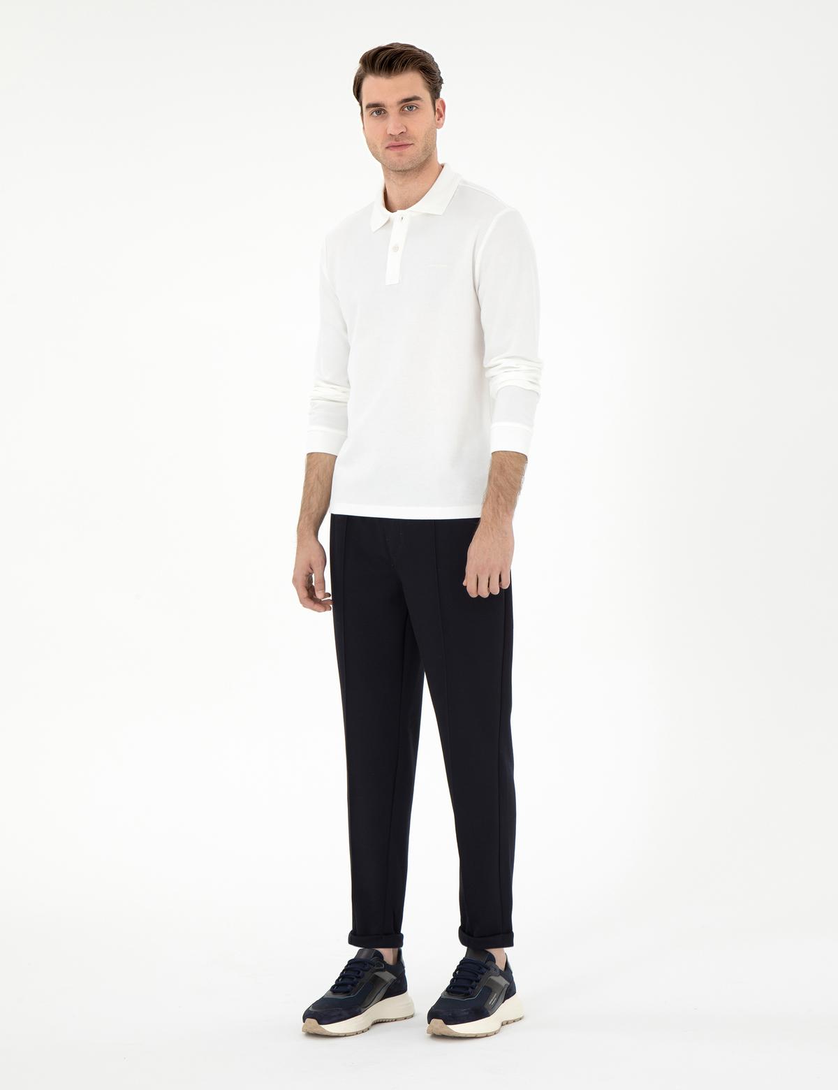 Lacivert Slim Fit Eşofman Altı