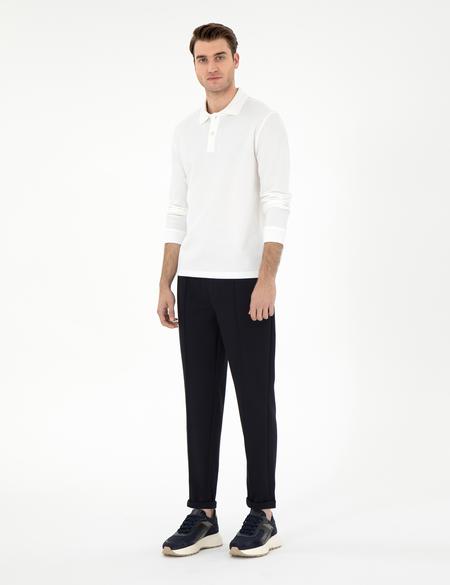Lacivert Slim Fit Eşofman Altı