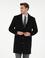Siyah Slim Fit Palto