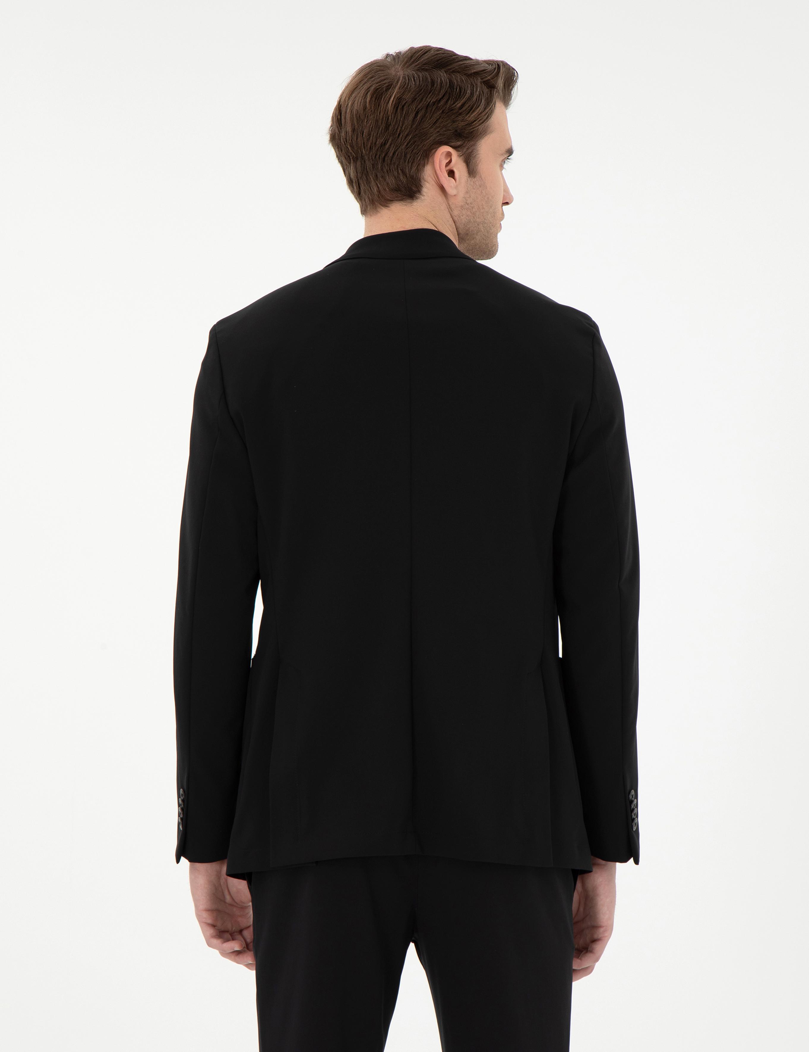Siyah Slim Fit Ceket