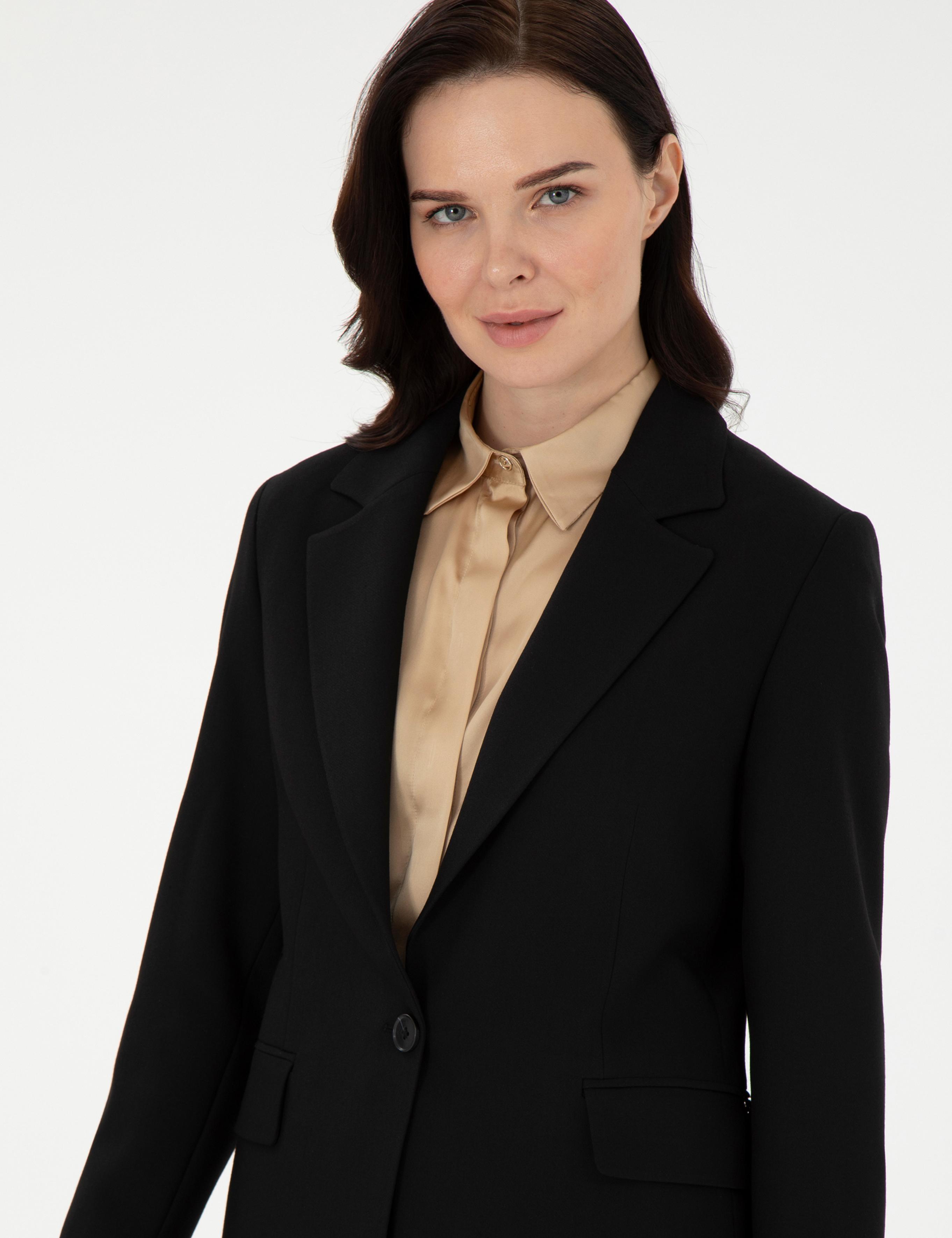 Siyah Slim Fit Ceket
