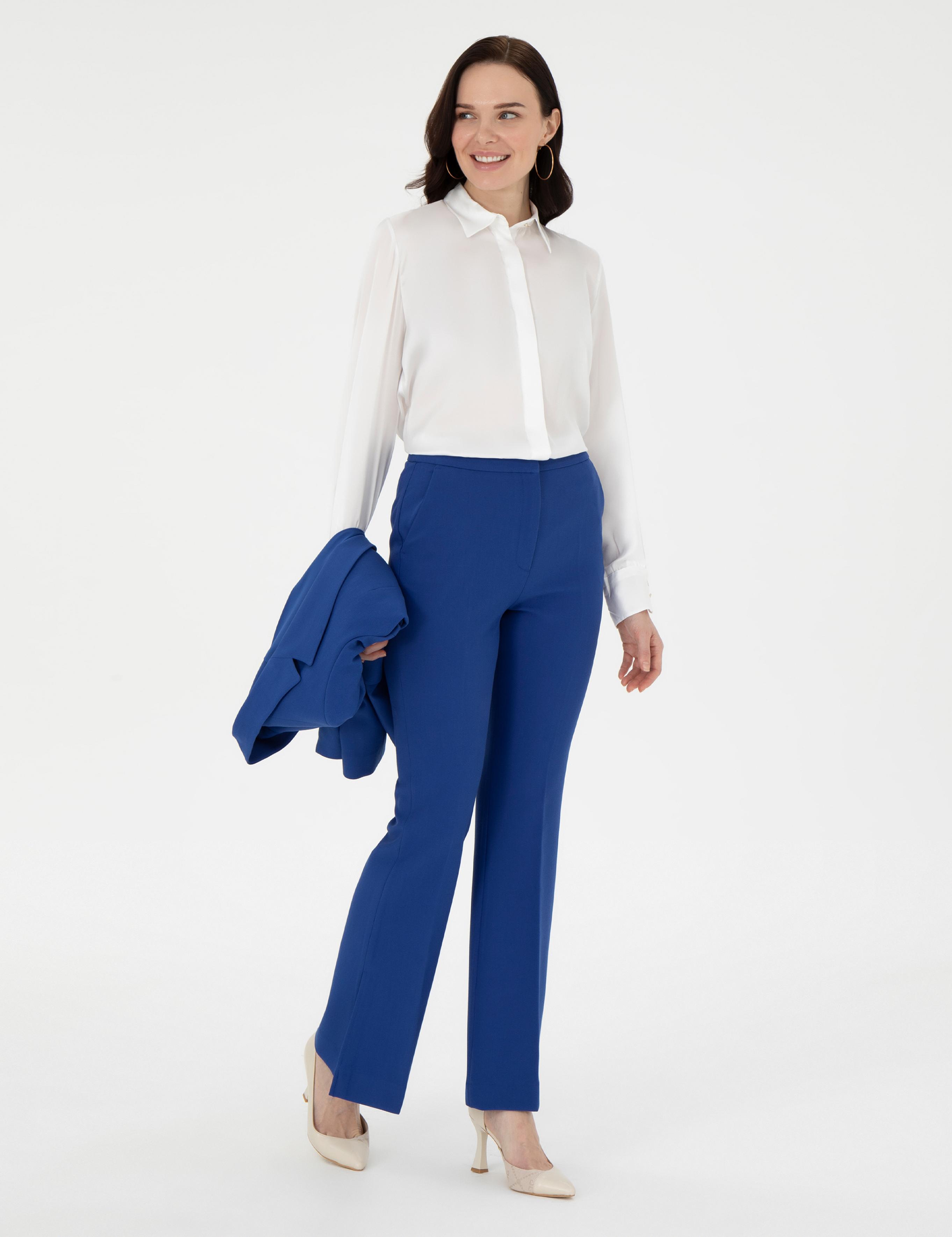 Saks Flare Fit Kumaş Pantolon