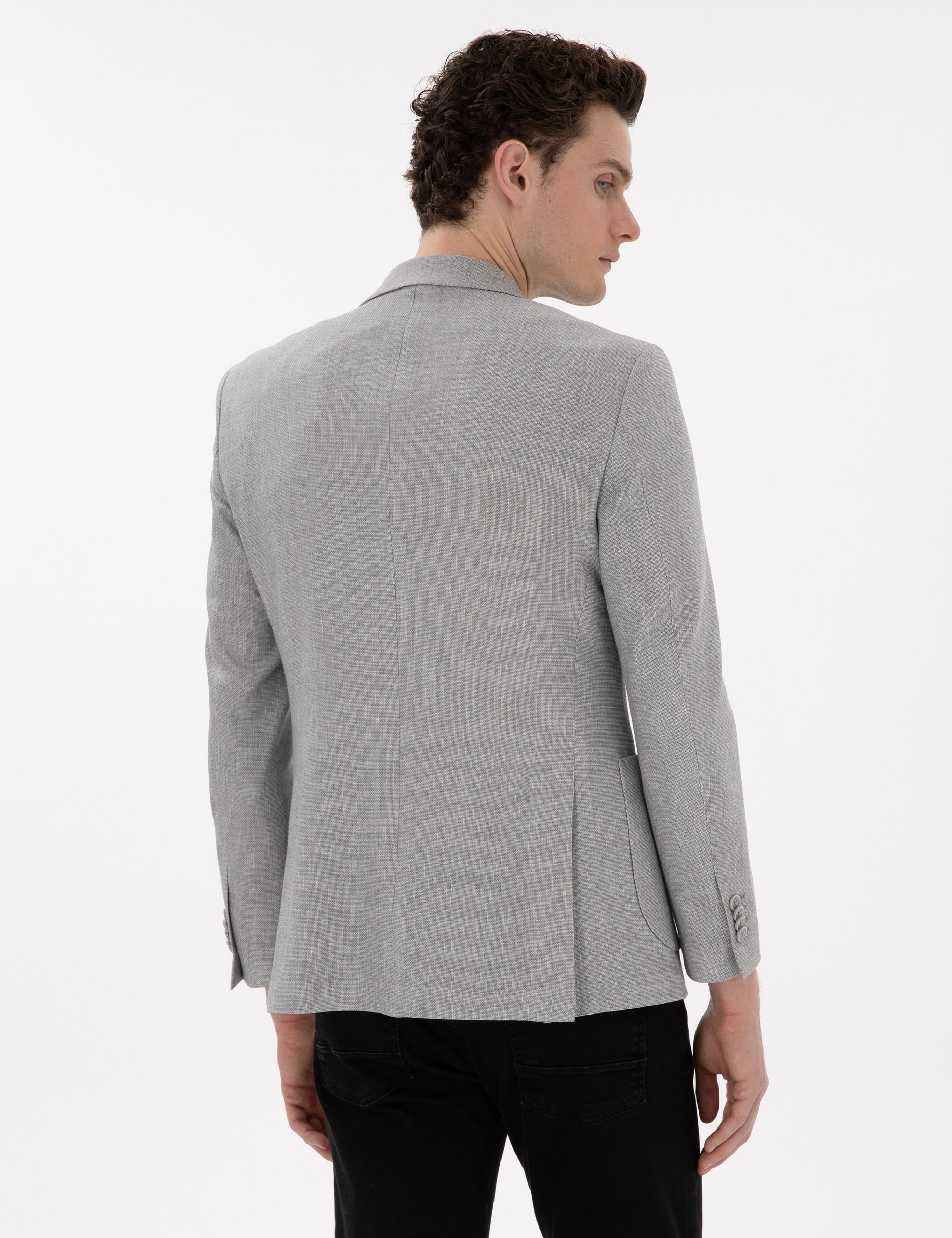Gri Ex. Slim Fit Ceket