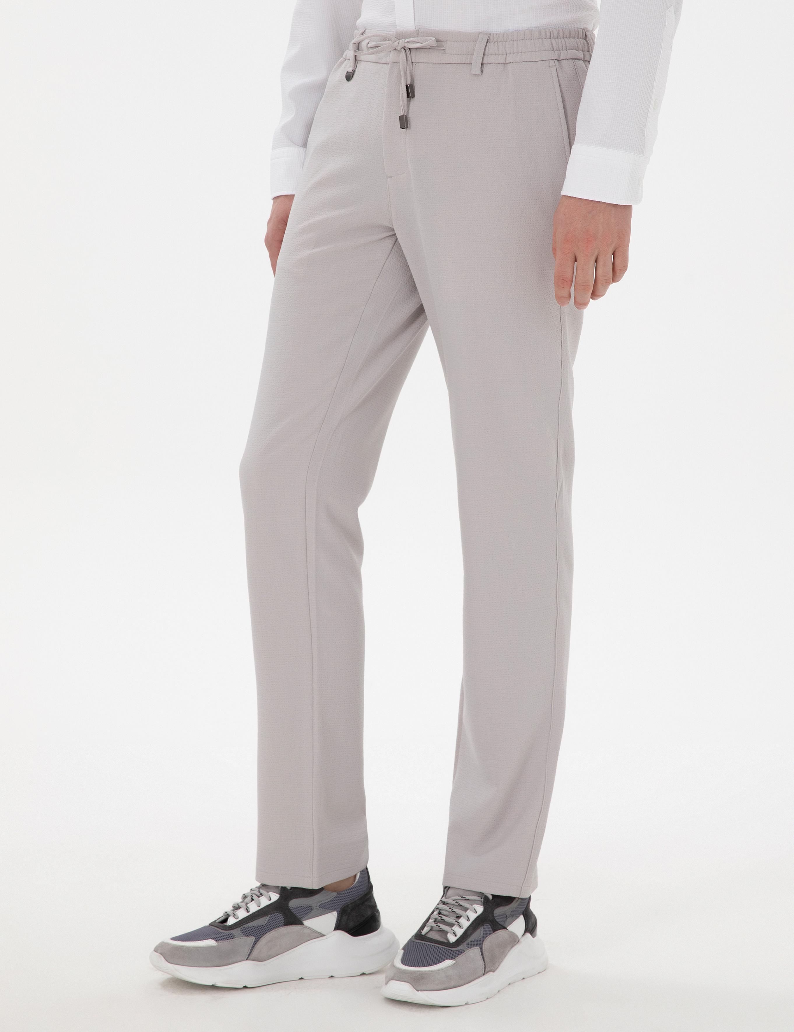 Gri Slim Fit Kumaş Pantolon