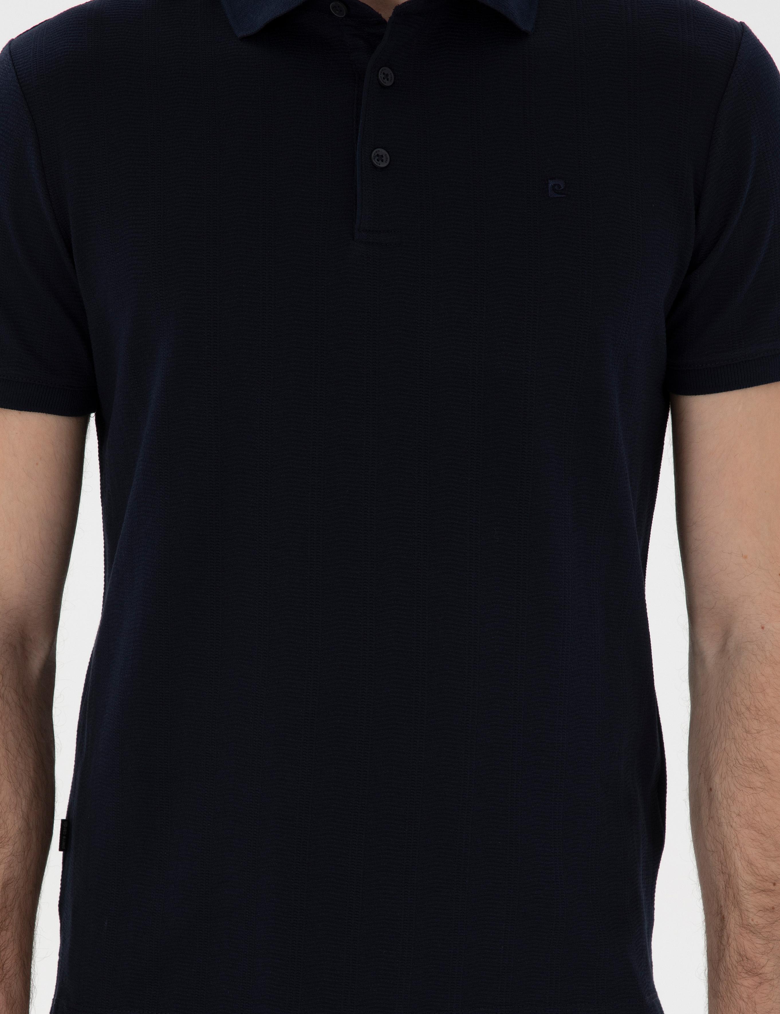 Lacivert Slim Fit Tişört