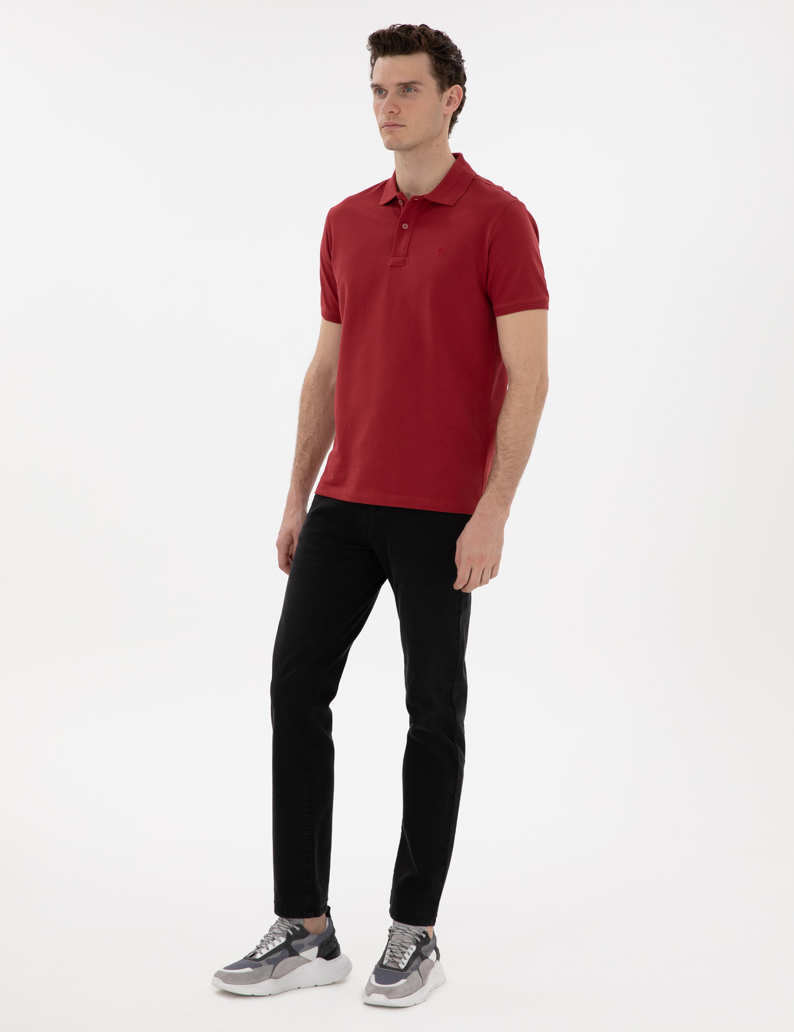Siyah Straight Fit Jean Pantolon