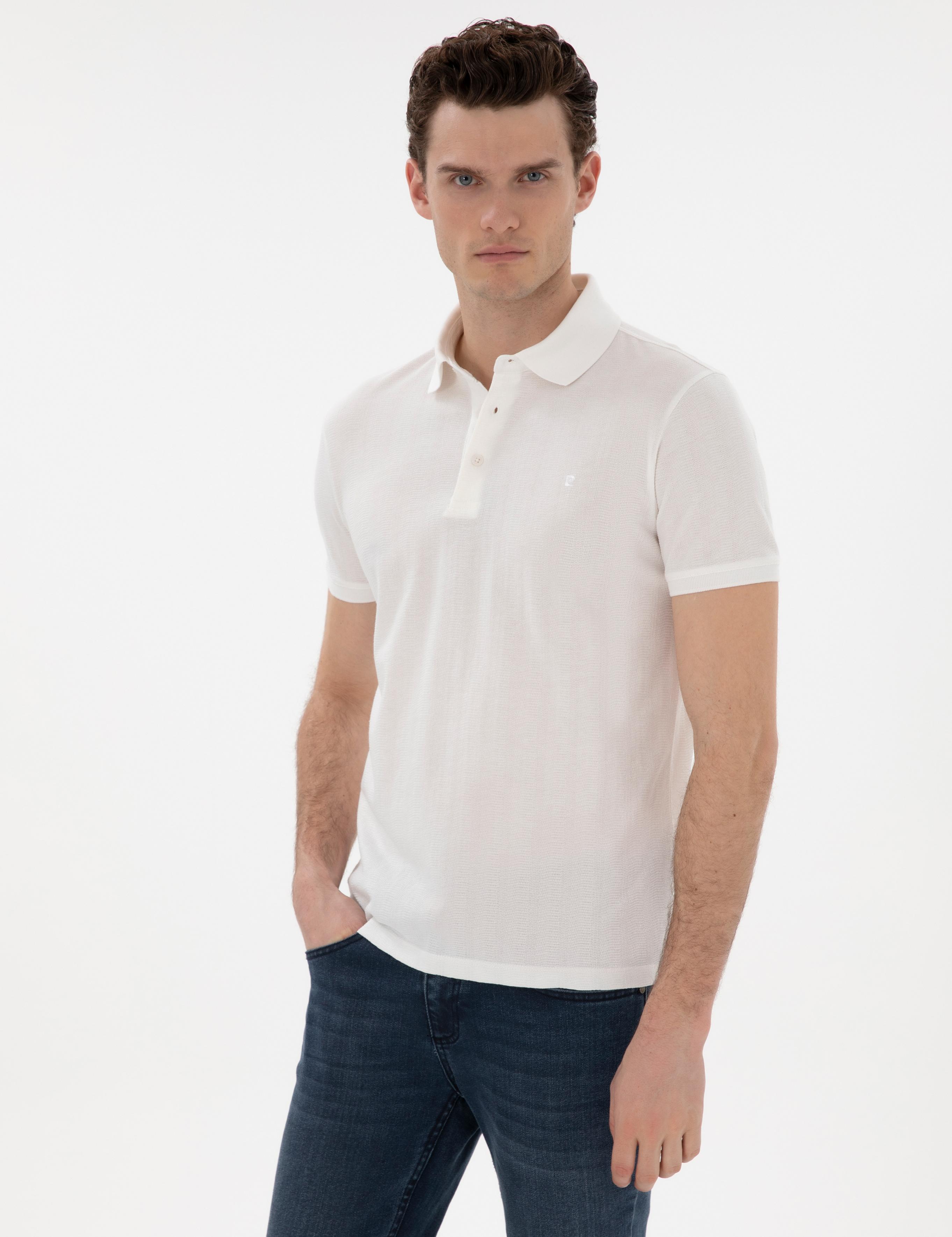 Beyaz Slim Fit Tişört