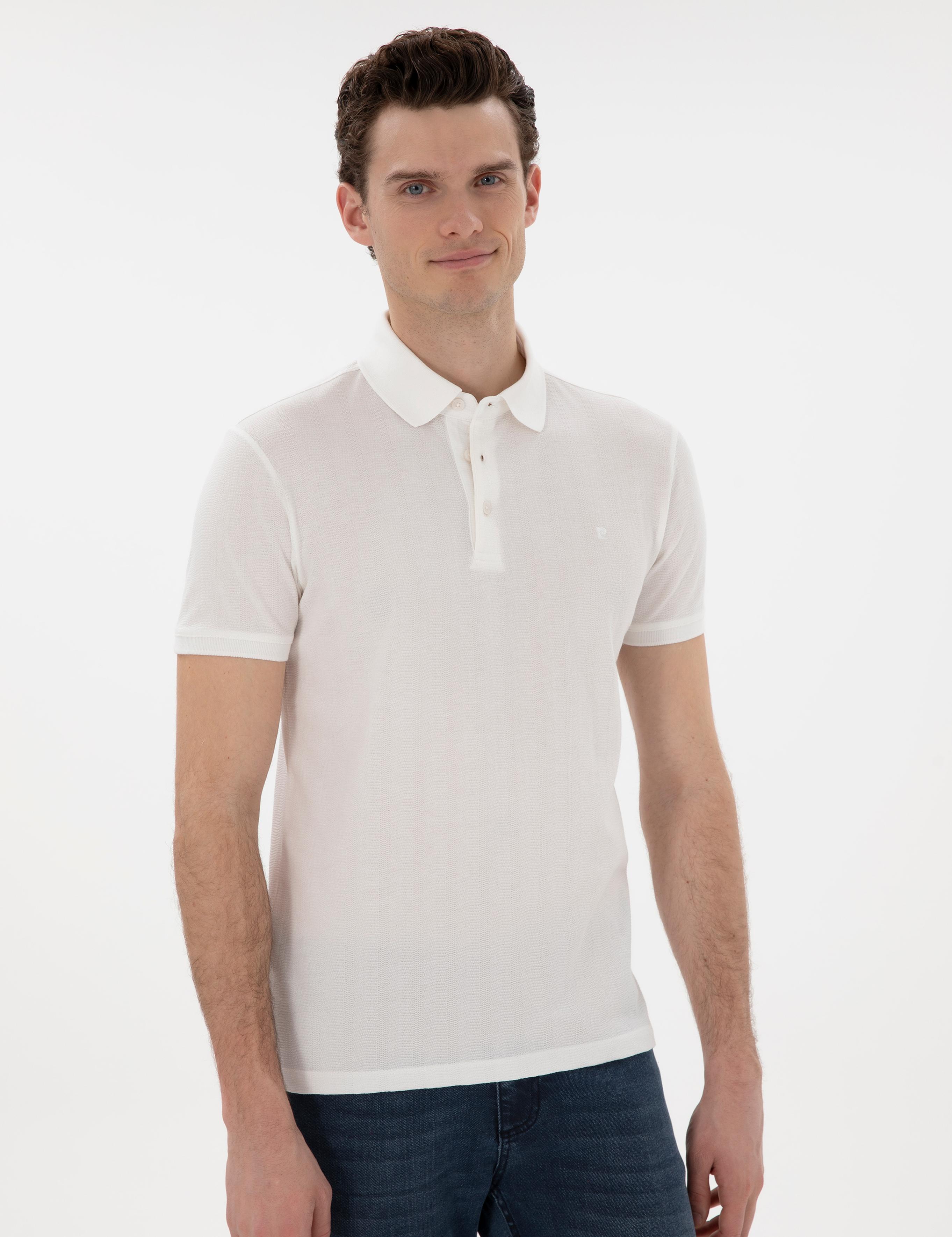 Beyaz Slim Fit Tişört