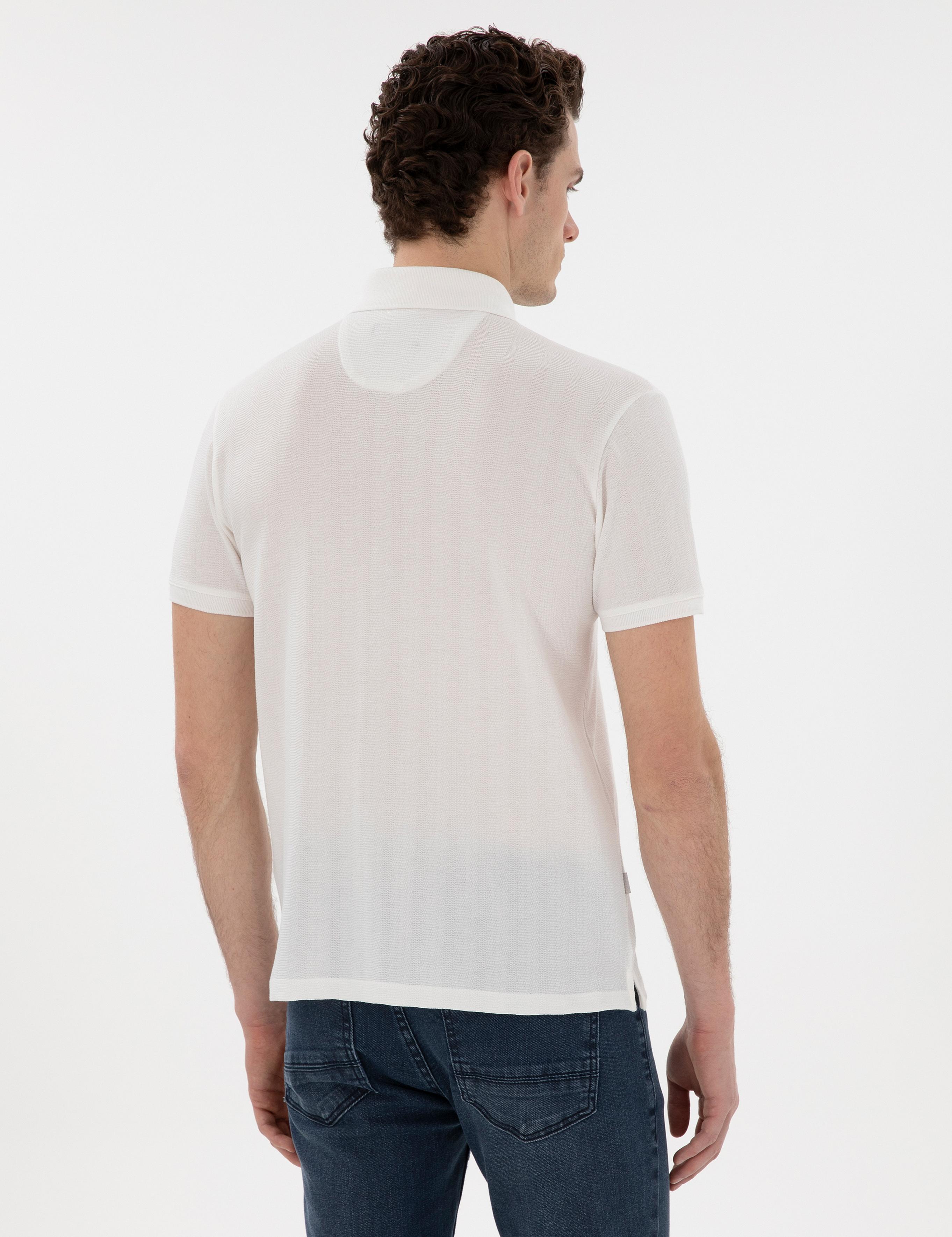 Beyaz Slim Fit Tişört