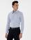 Açık Mavi Slim Fit Uzun Kollu Basic Gömlek