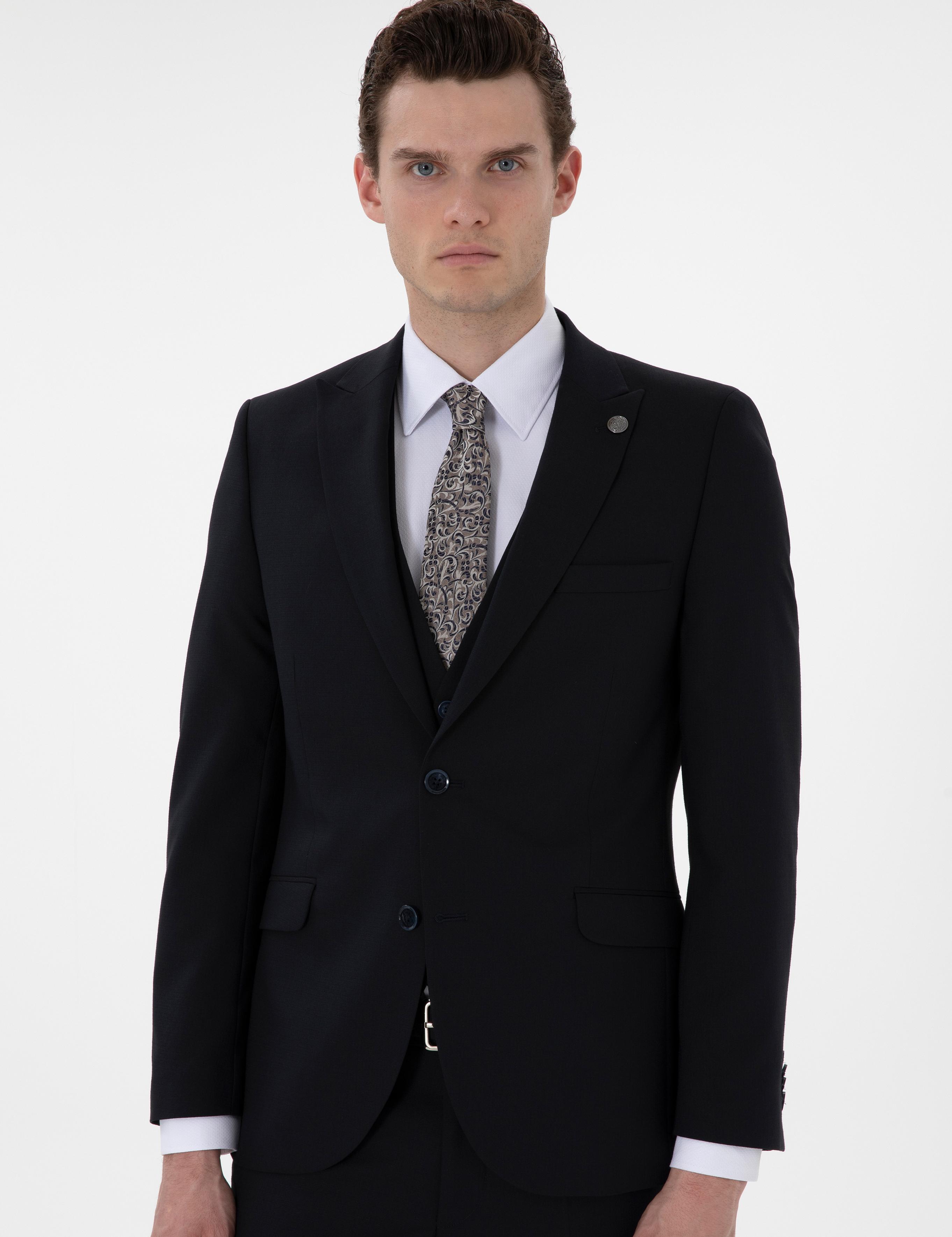 Lacivert Ex. Slim Fit Takım Elbise