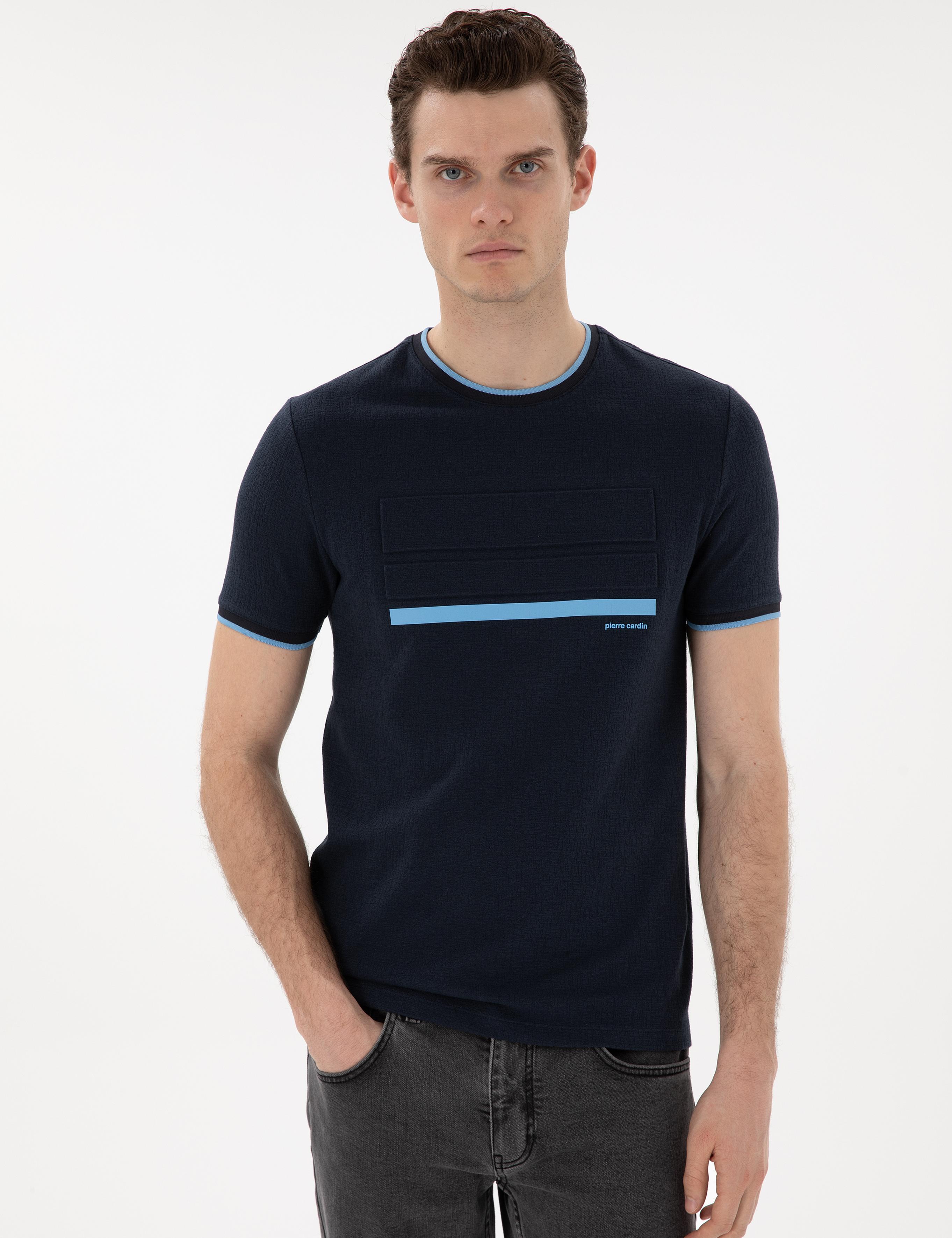 Lacivert Slim Fit Tişört