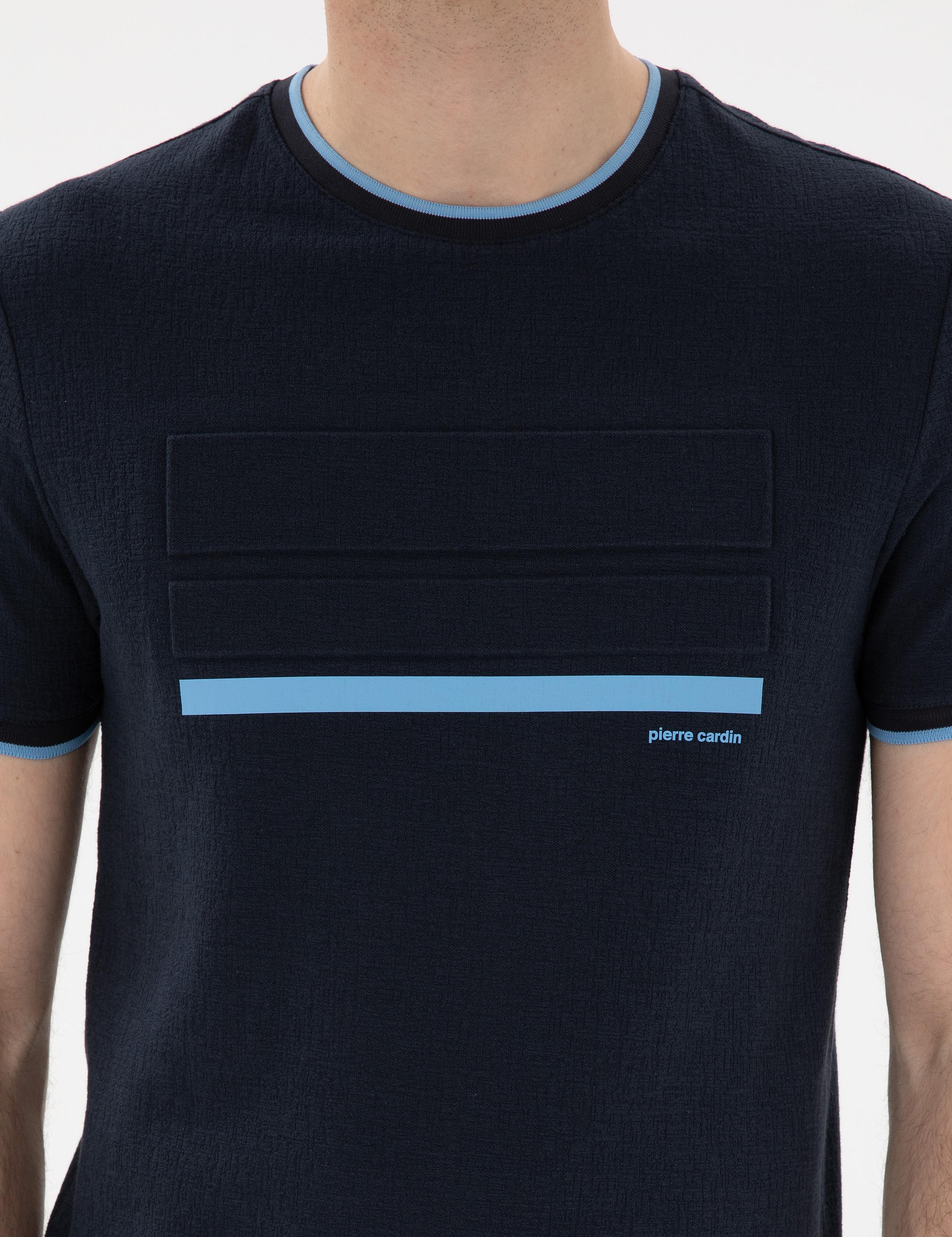 Lacivert Slim Fit Tişört