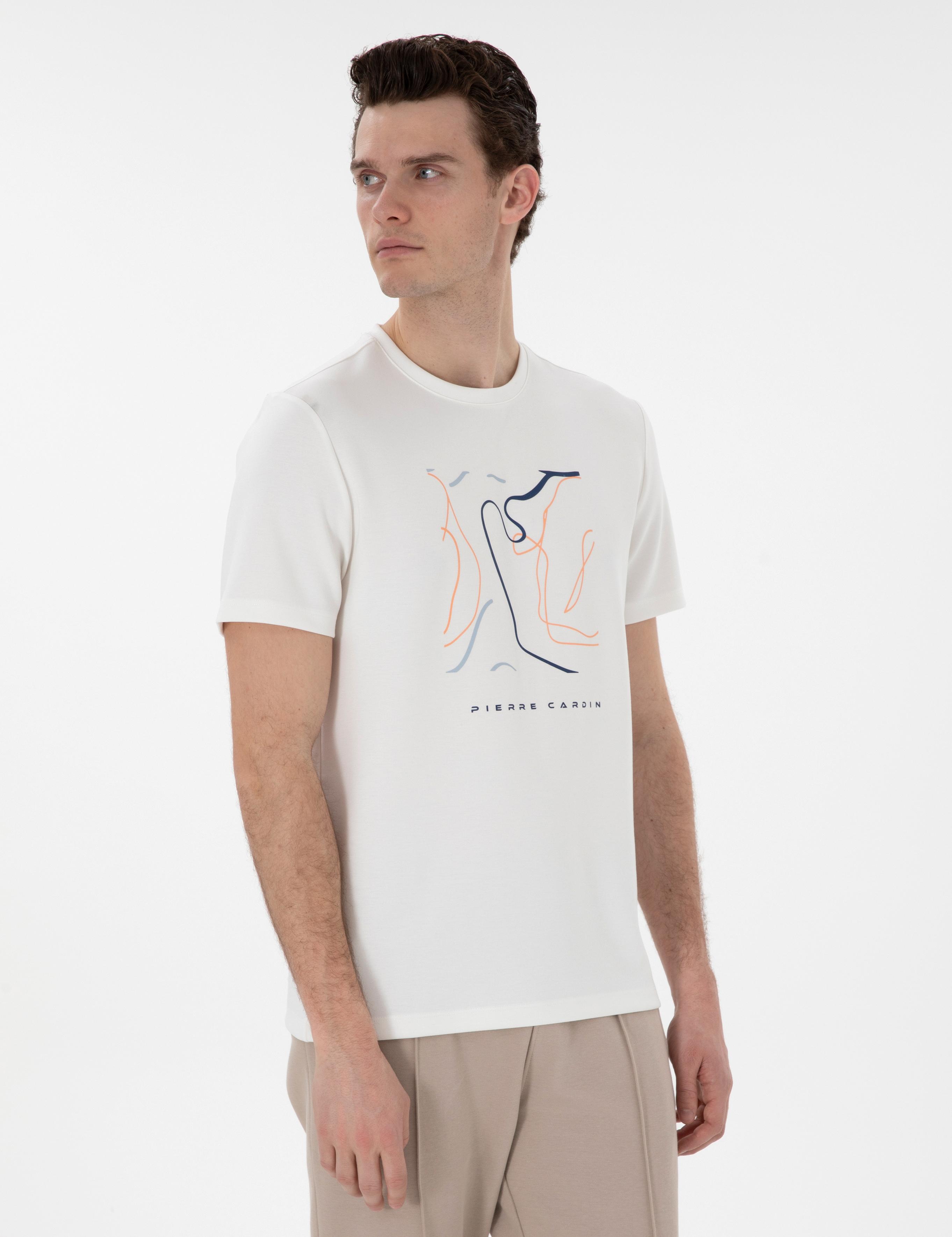 Ekru Regular Fit Tişört