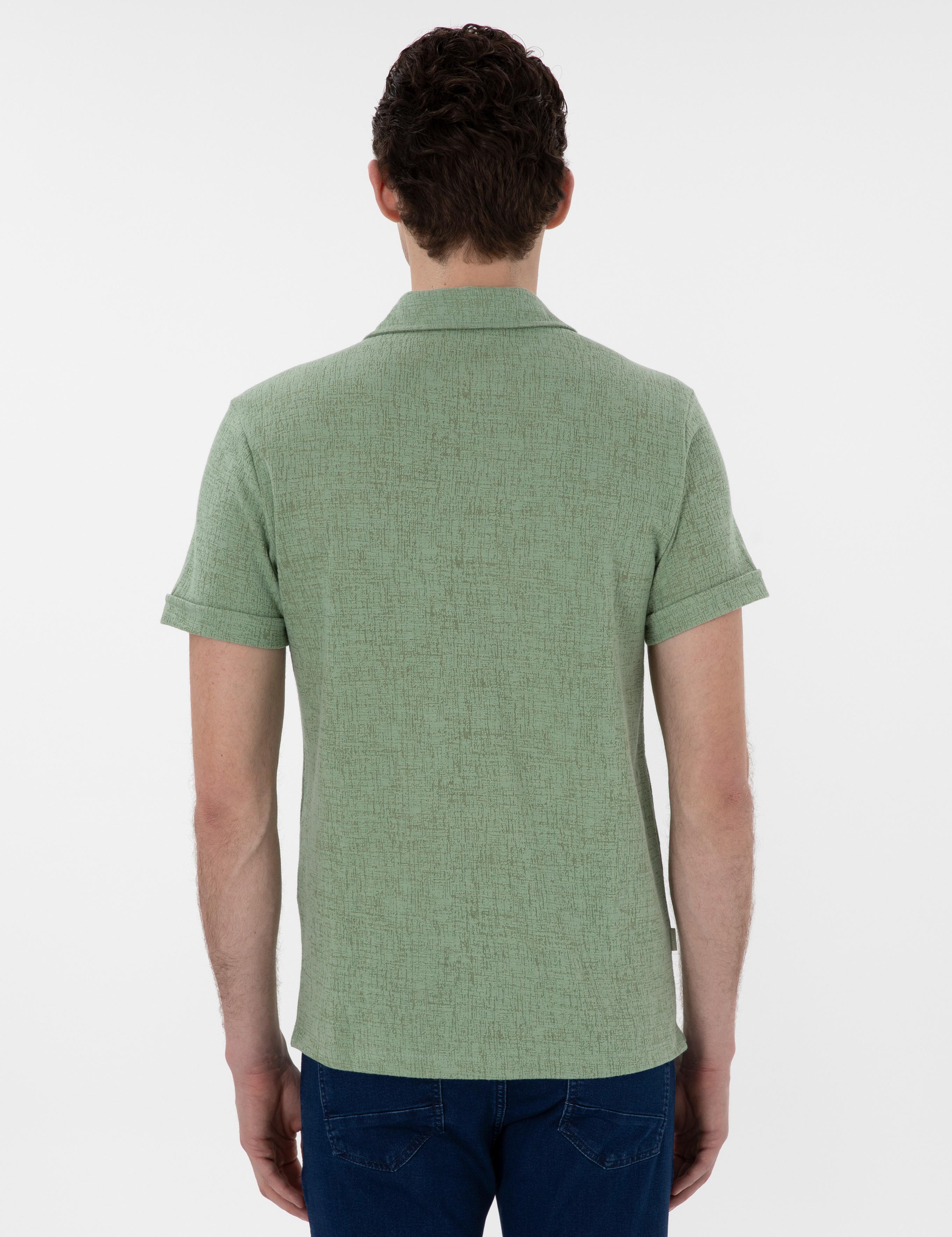 Açık Haki Slim Fit Tişört