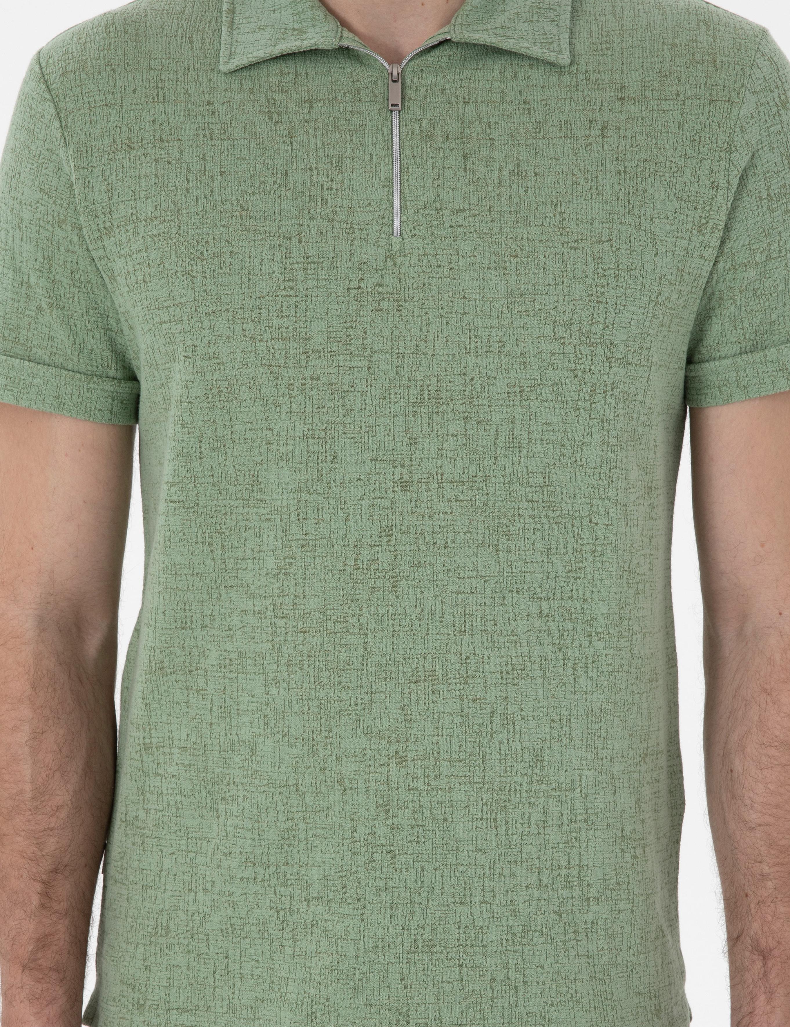 Açık Haki Slim Fit Tişört