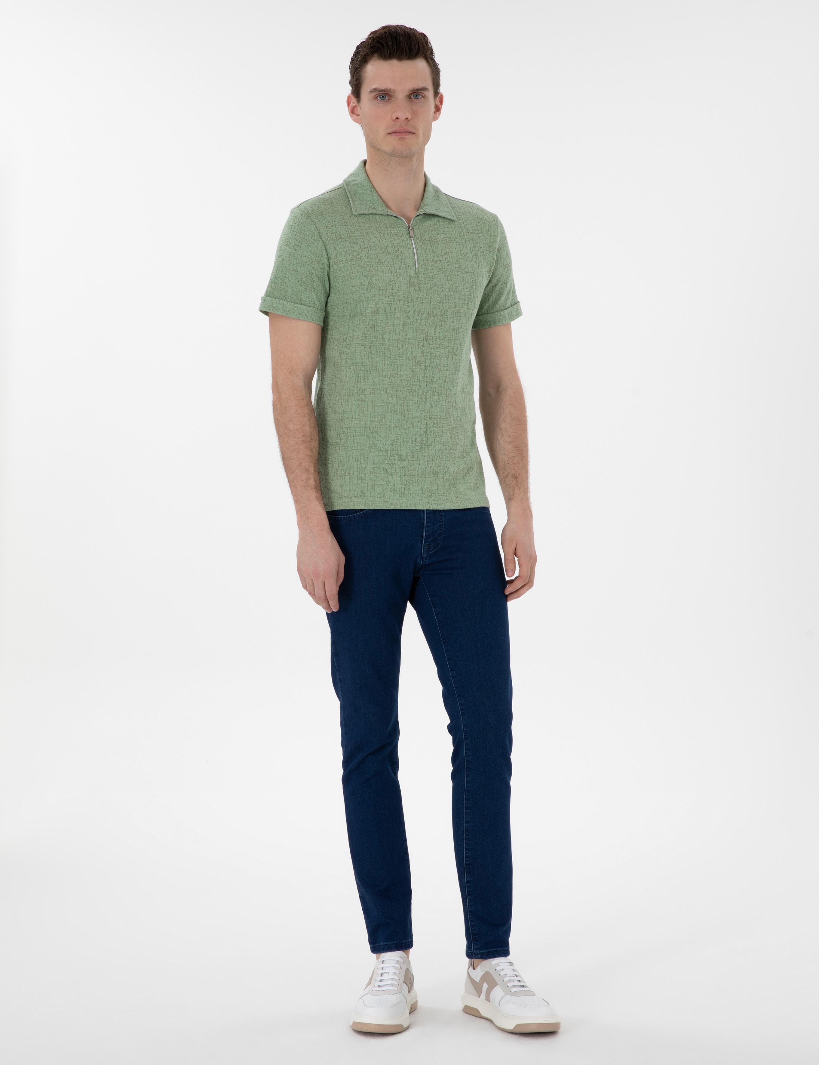 Açık Haki Slim Fit Tişört