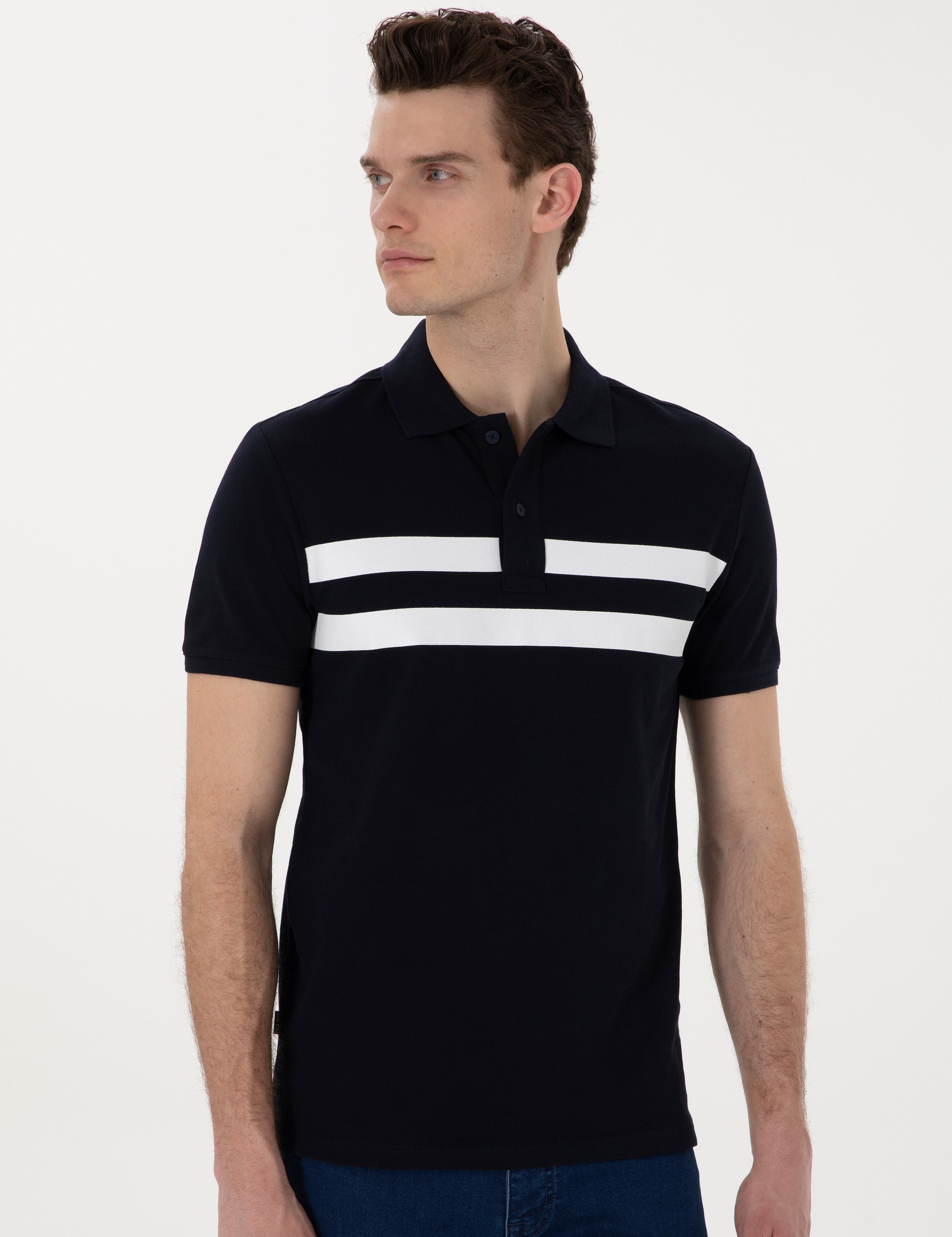 Lacivert Slim Fit Tişört