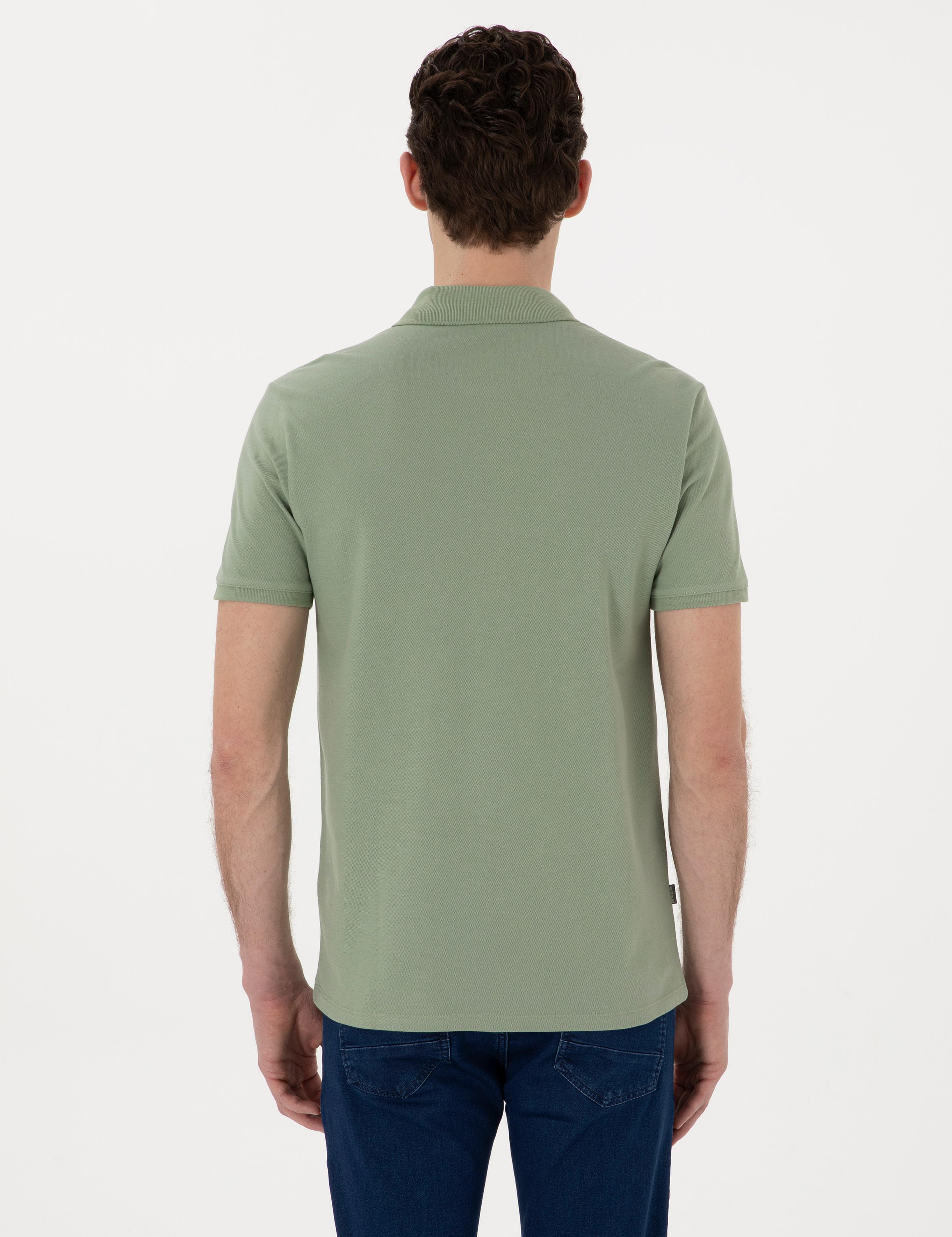 Yeşil Slim Fit Tişört