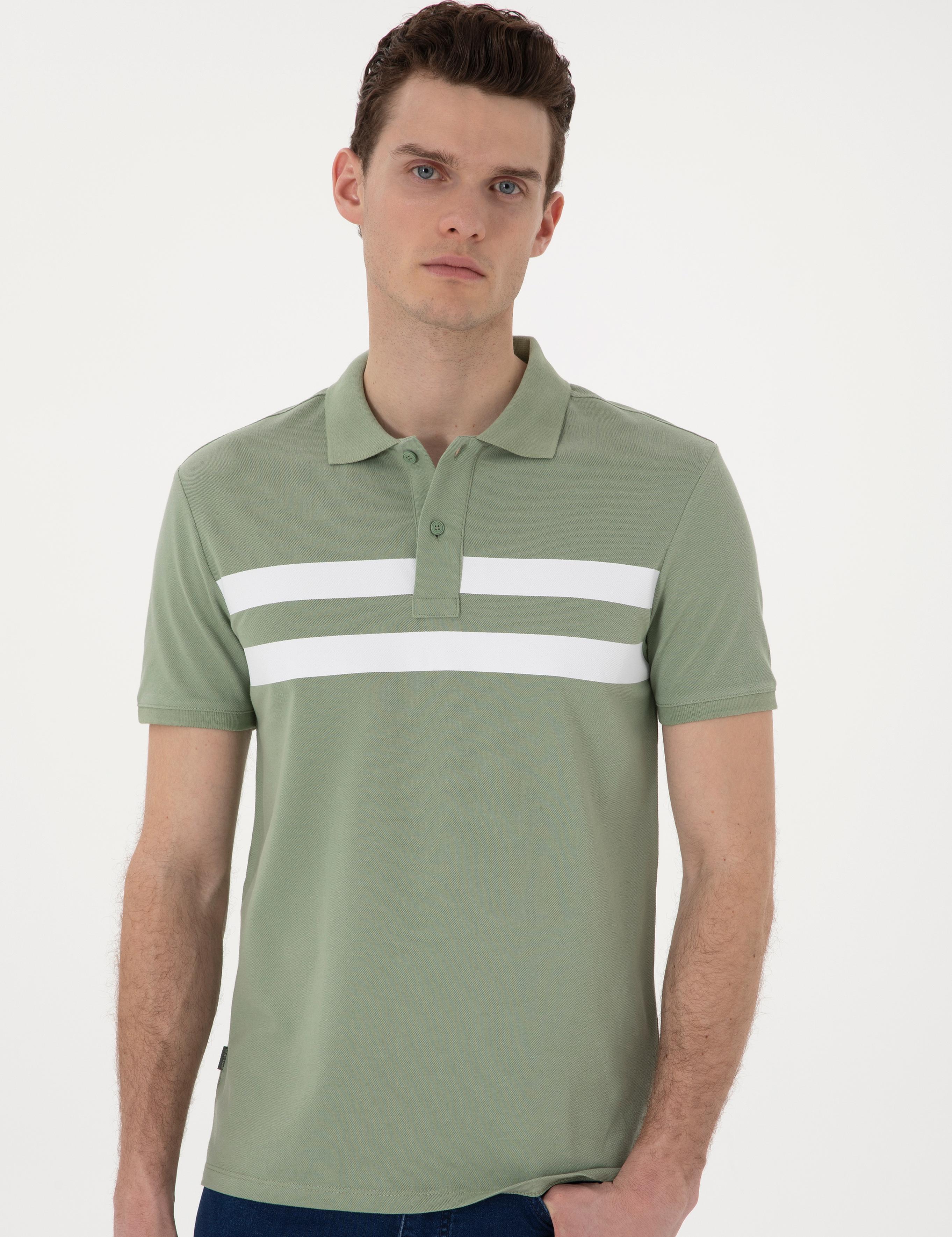 Yeşil Slim Fit Tişört