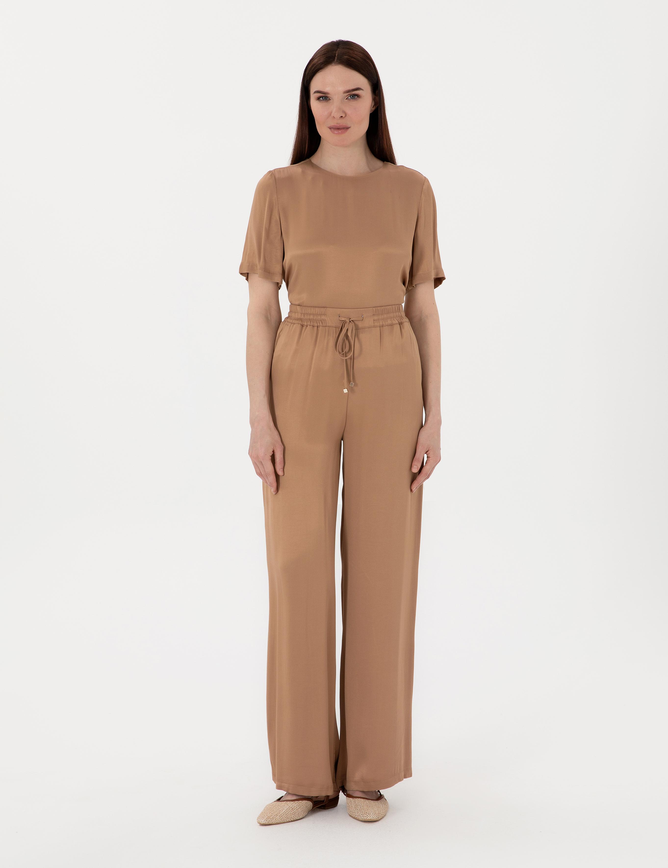 Kahverengi Loose Fit Pantolon