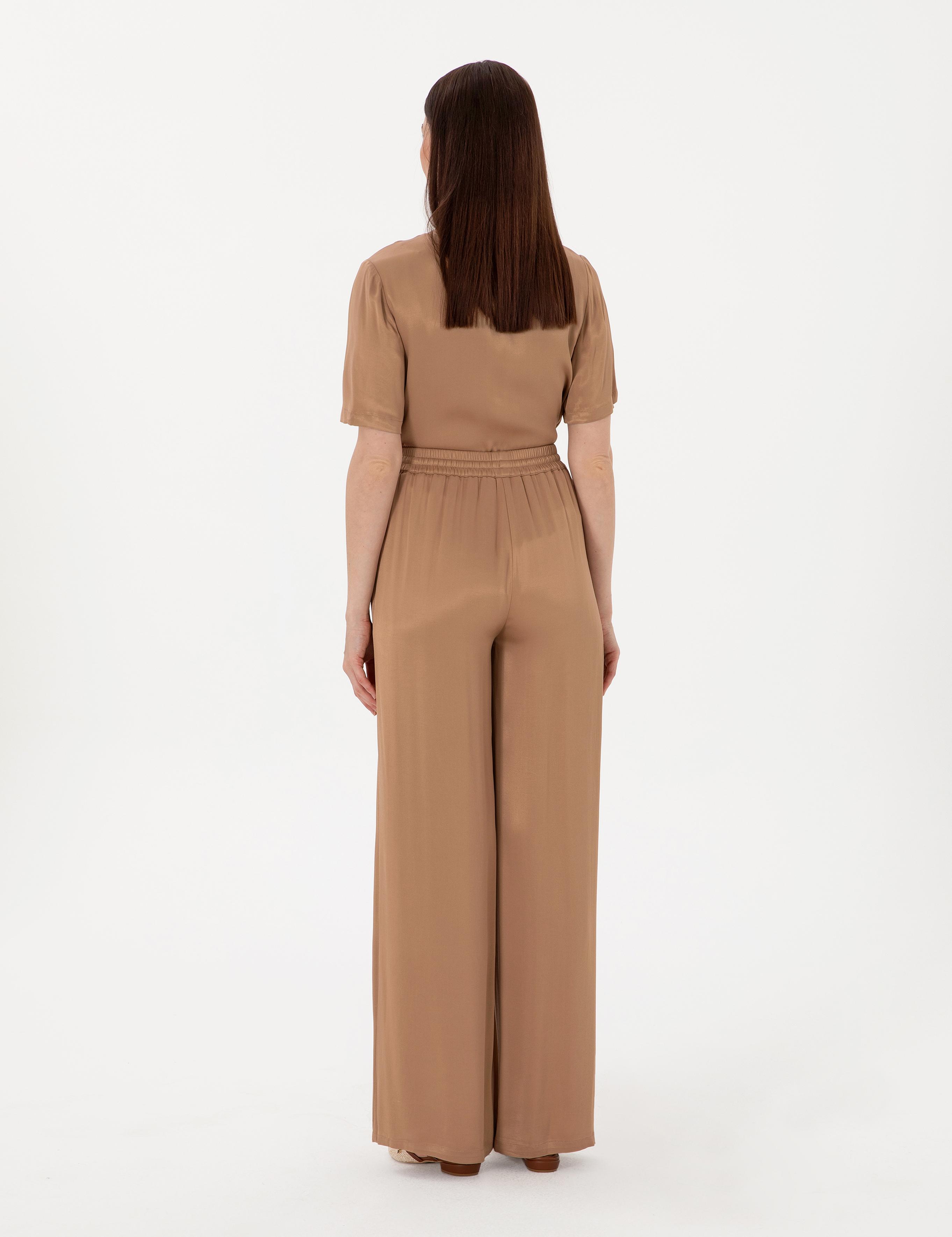 Kahverengi Loose Fit Pantolon