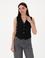 Siyah Slim Fit Yelek