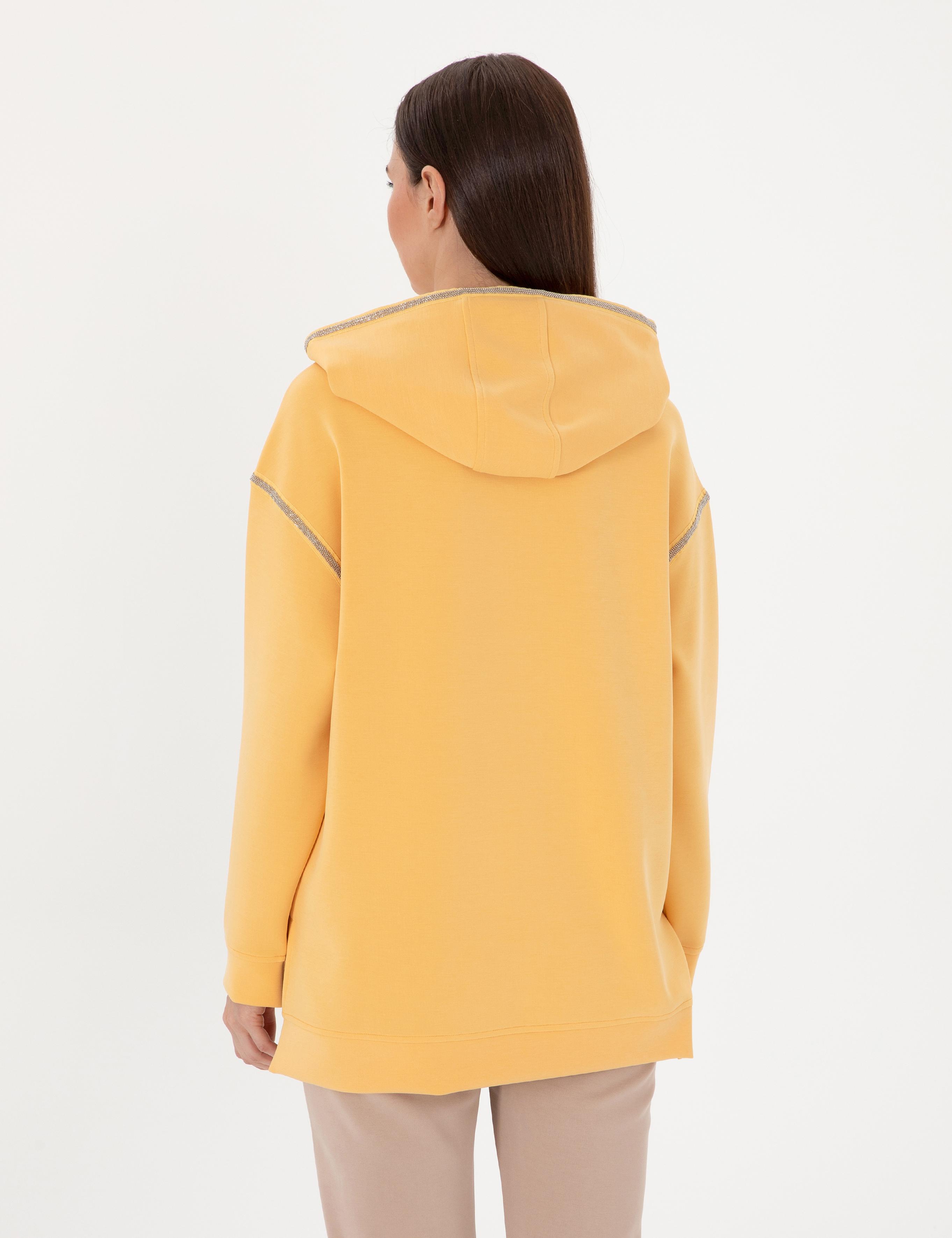 Sarı Oversize Sweatshirt