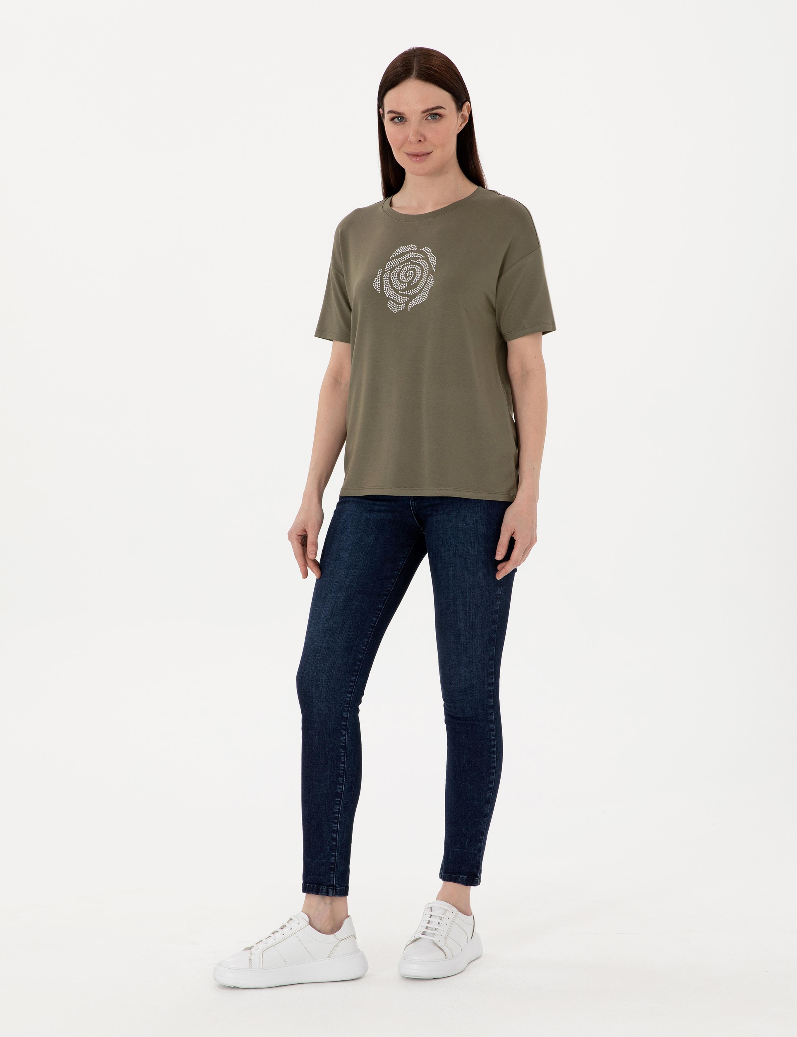 Haki Regular Fit Tişört