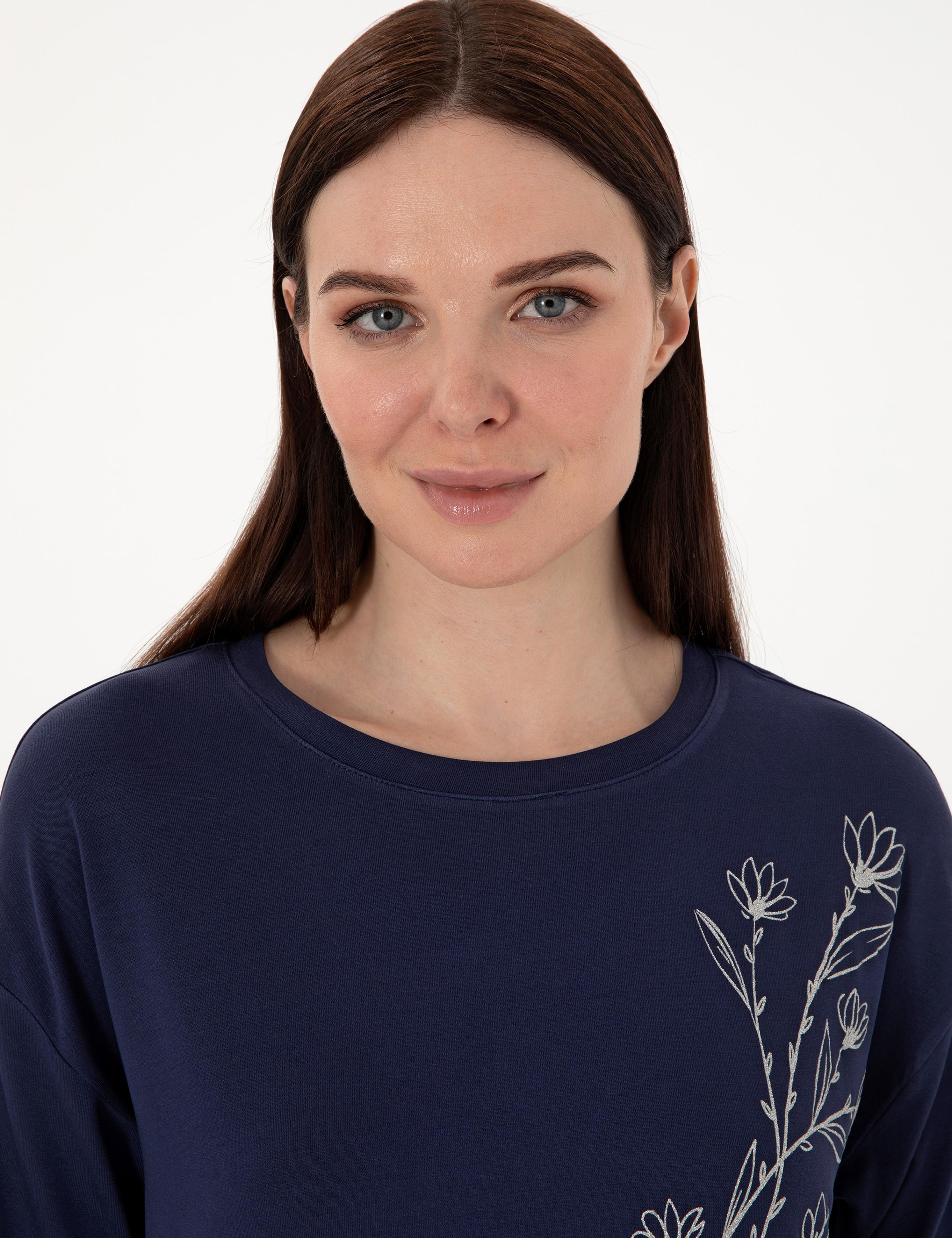 Lacivert Comfort Fit Tişört