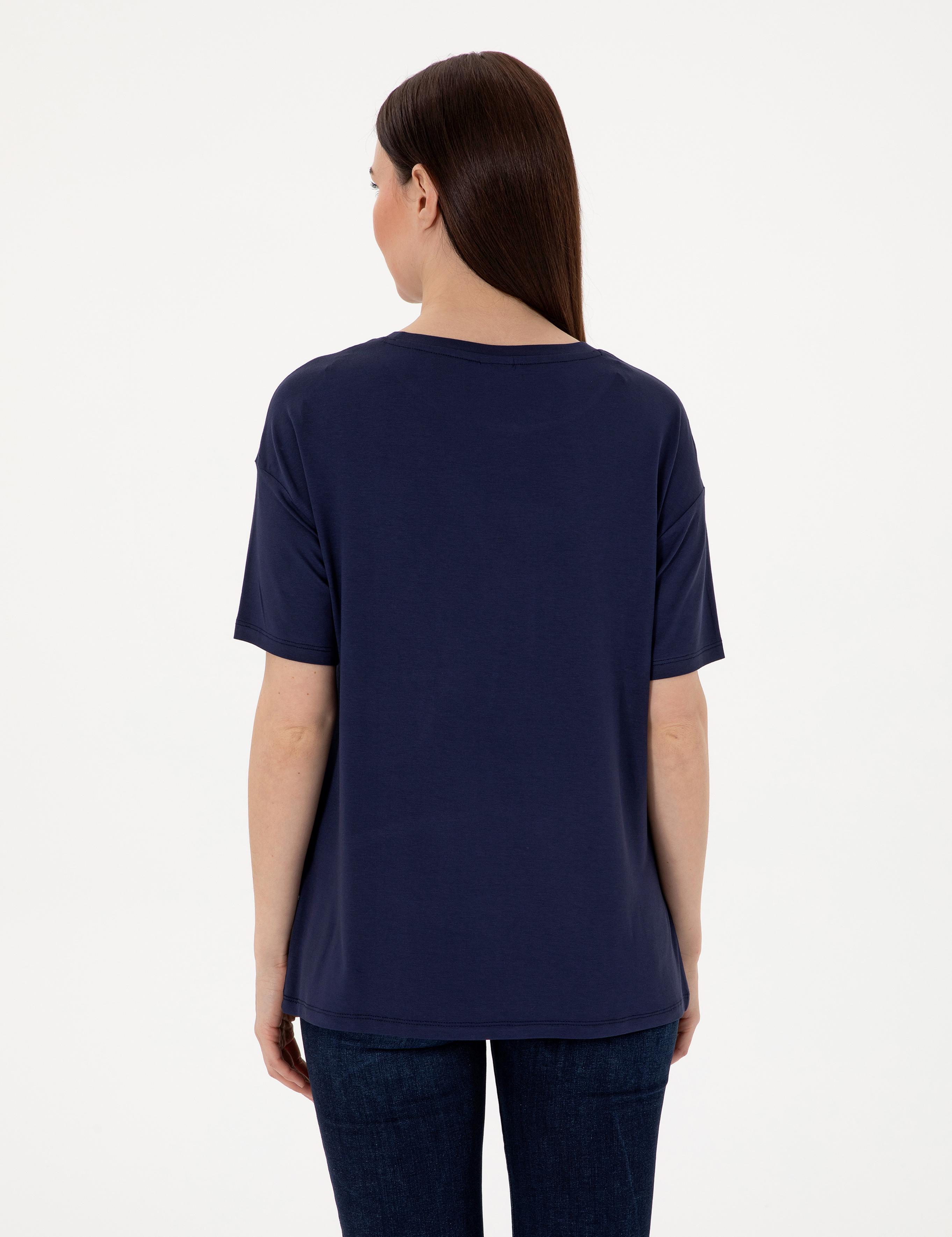 Lacivert Comfort Fit Tişört