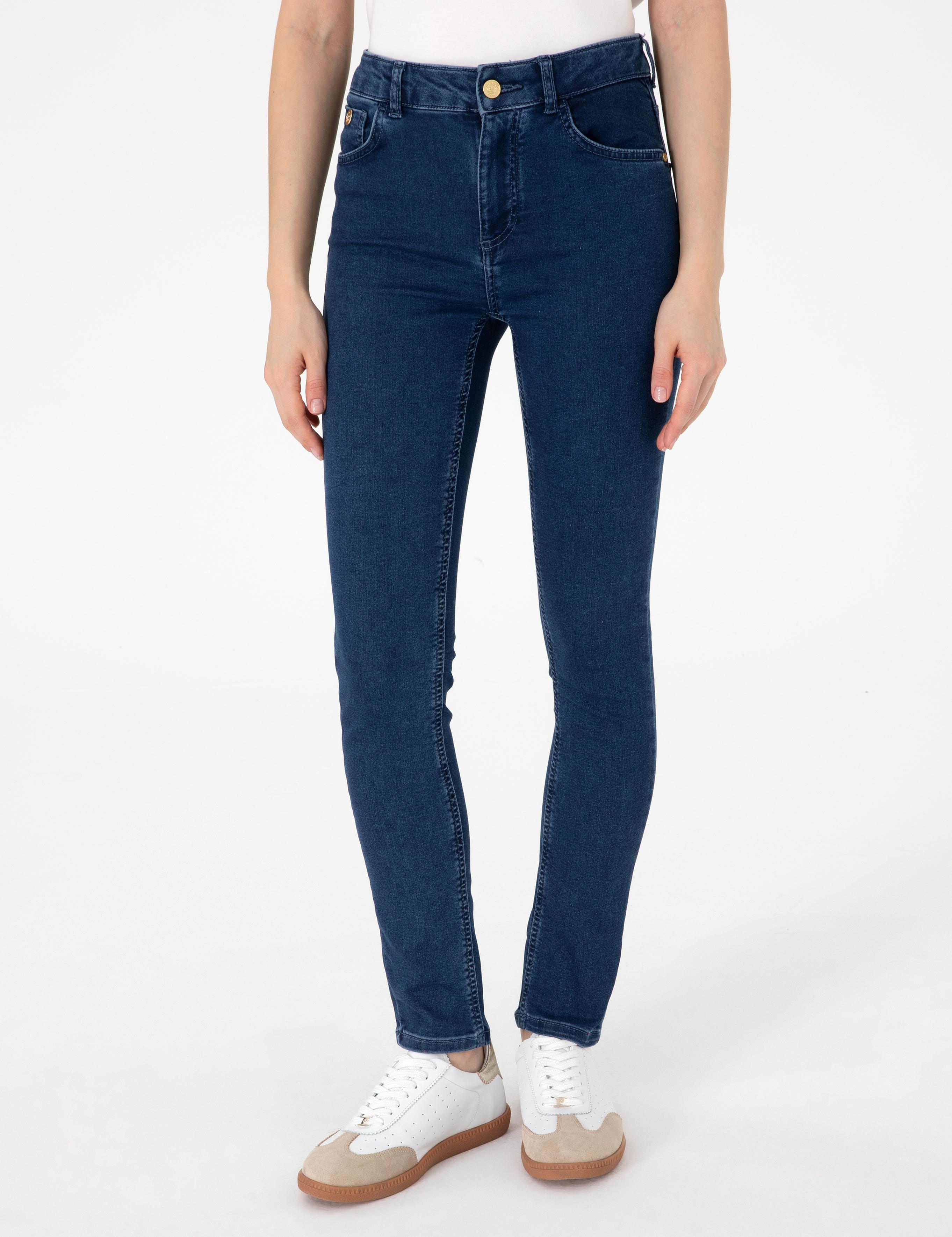 Lacivert Jean Pantolon