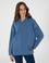 İndigo Oversize Sweatshirt