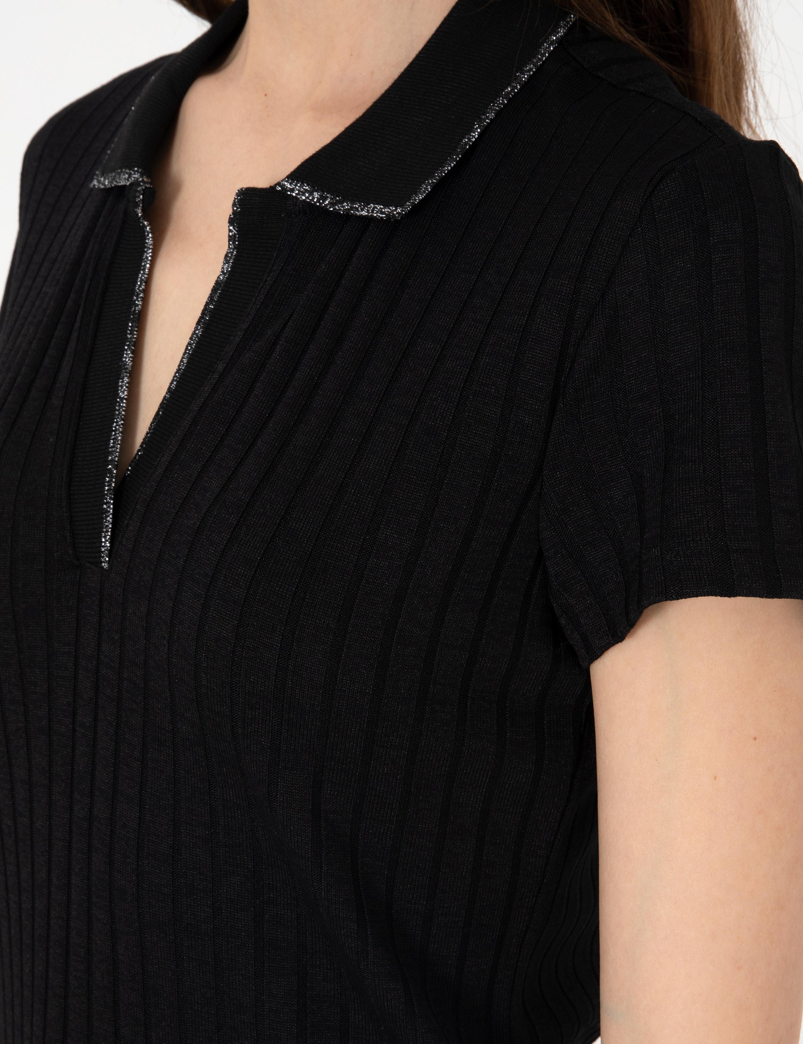 Siyah Slim Fit Basic Tişört