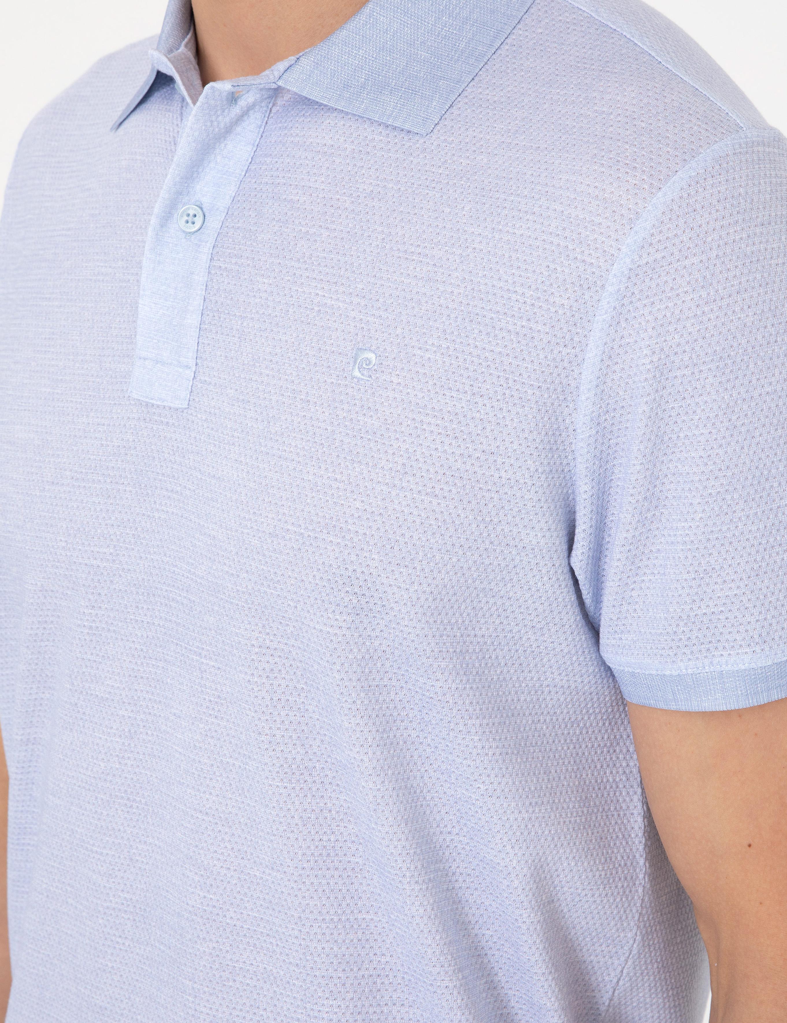 Açık Mavi Slim Fit Tişört