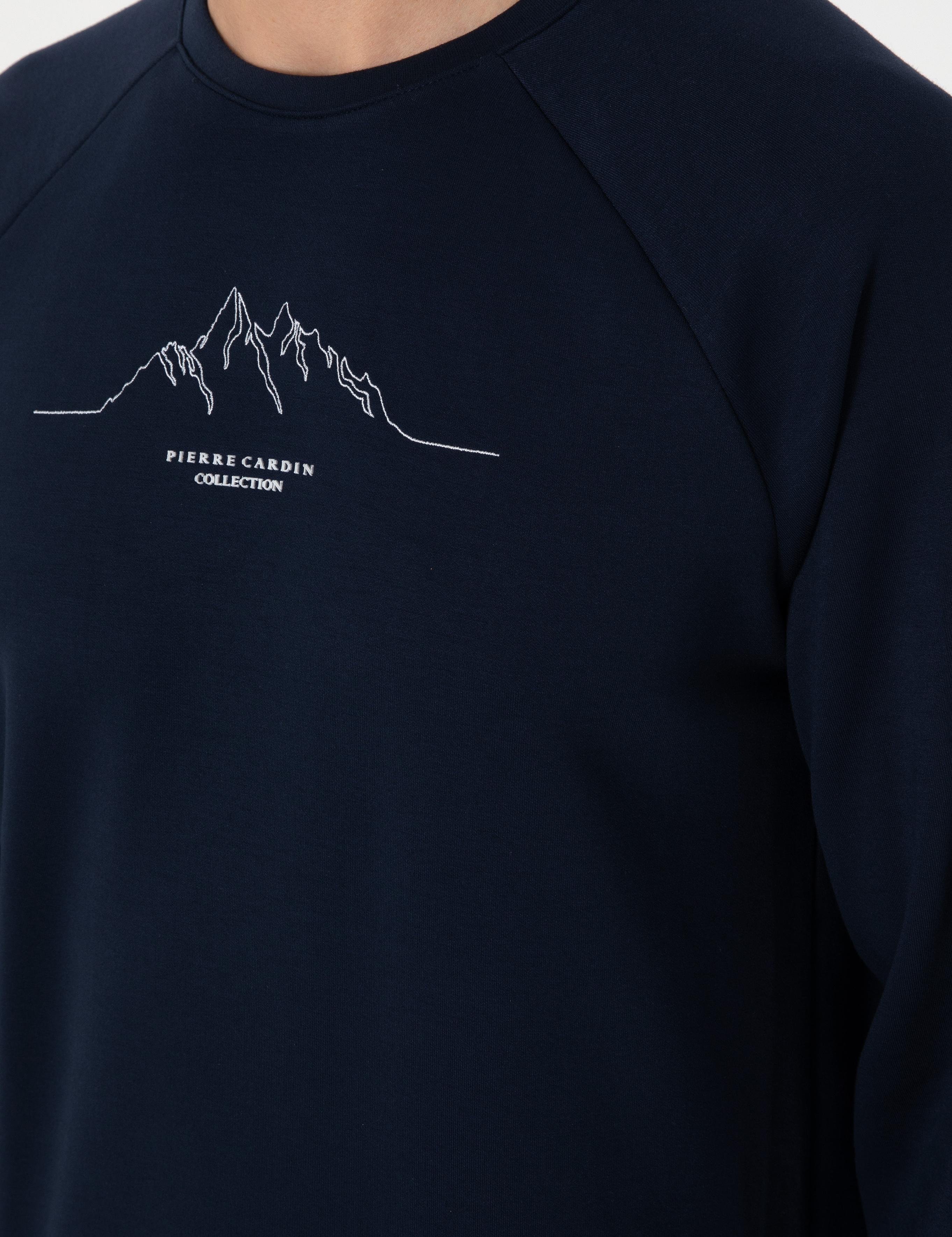 Lacivert Regular Fit Sweatshirt